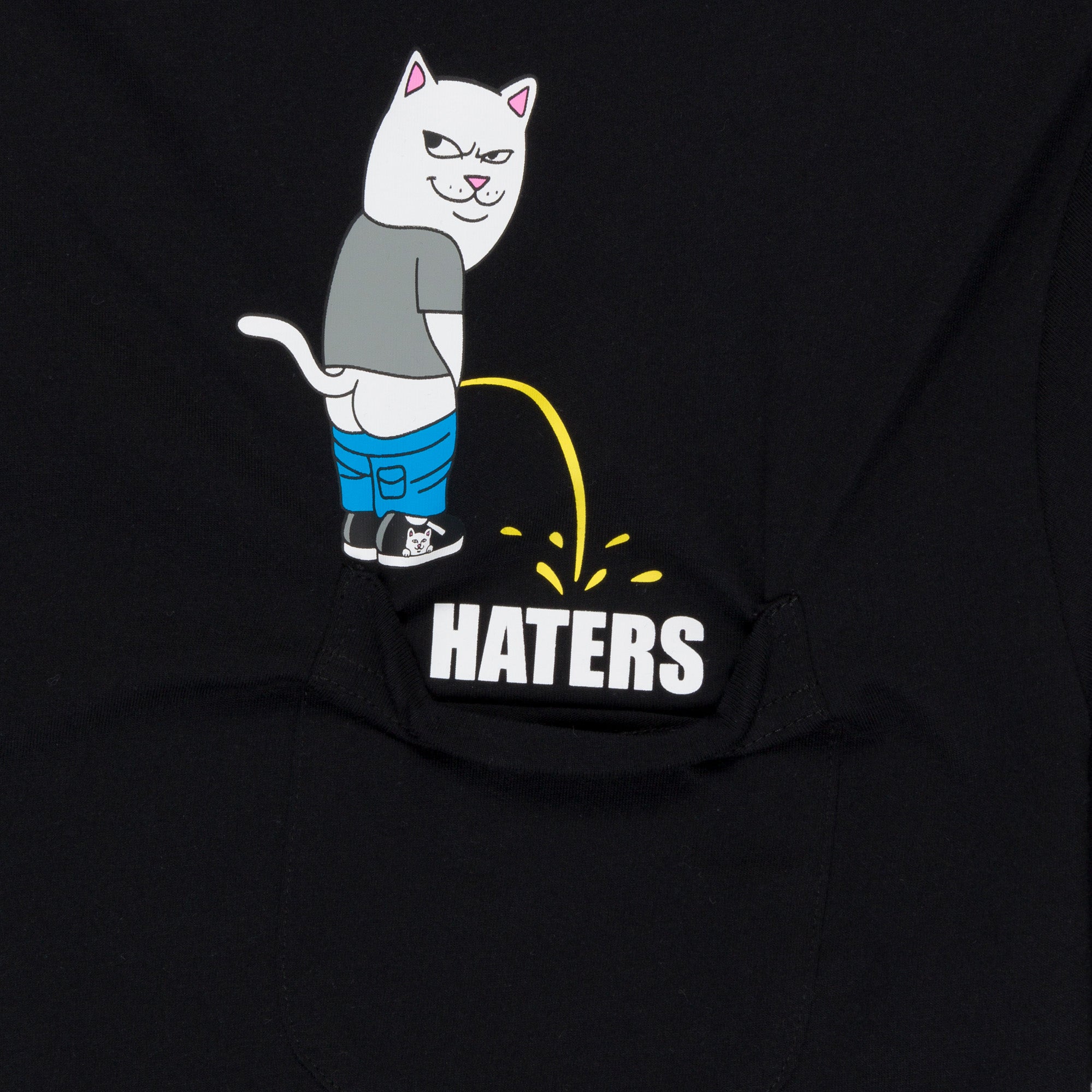  Potty Pocket Tee (Black)、mySite、merchandisen