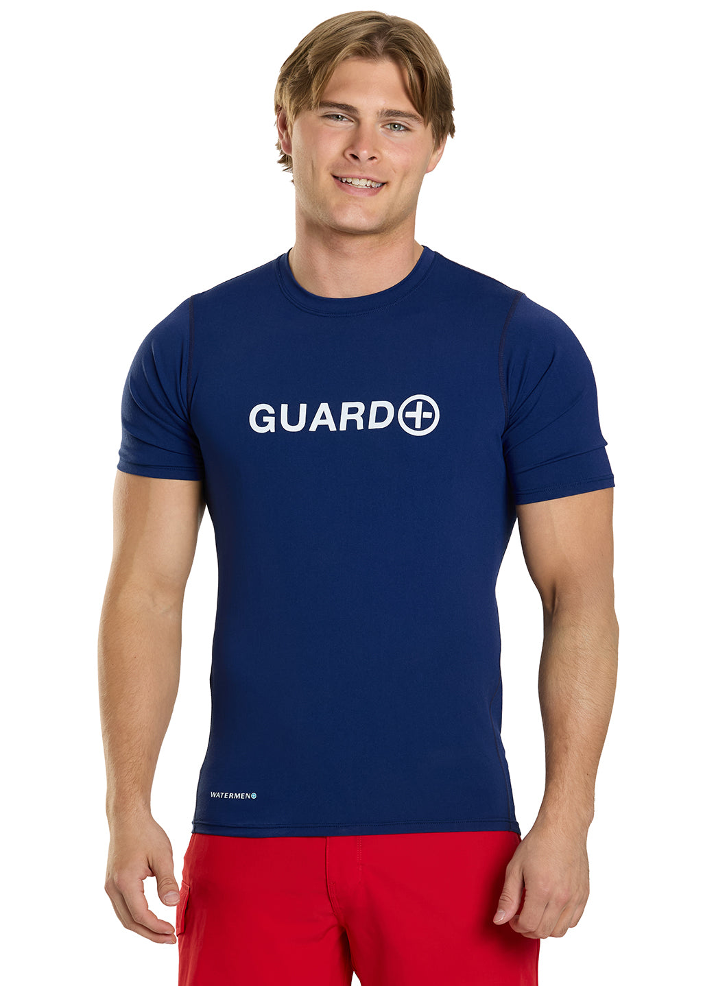 Watermen Men's Guard Short Sleeve Surf Shirt、mySite、noshort