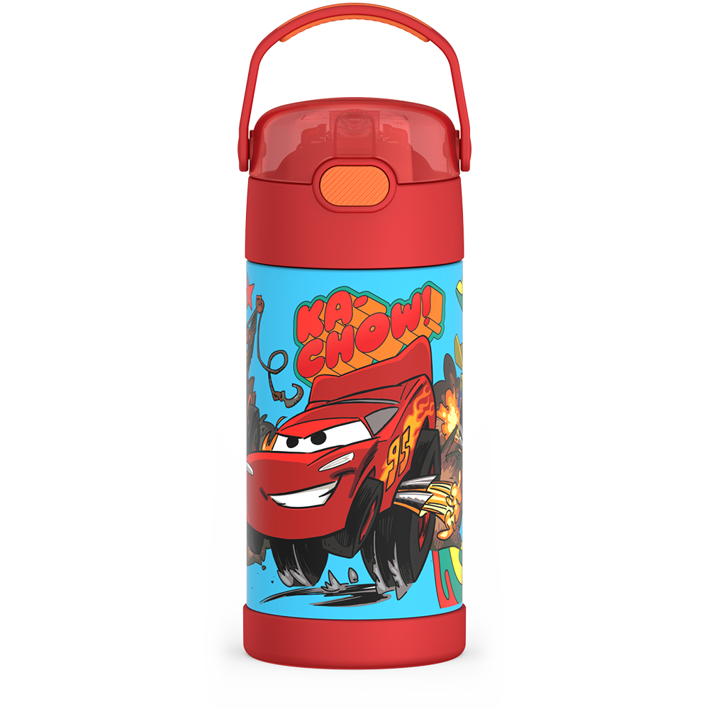 12oz FUNTAINER® WATER BOTTLE DISNEY AND PIXAR CARS、mySite、noshort
