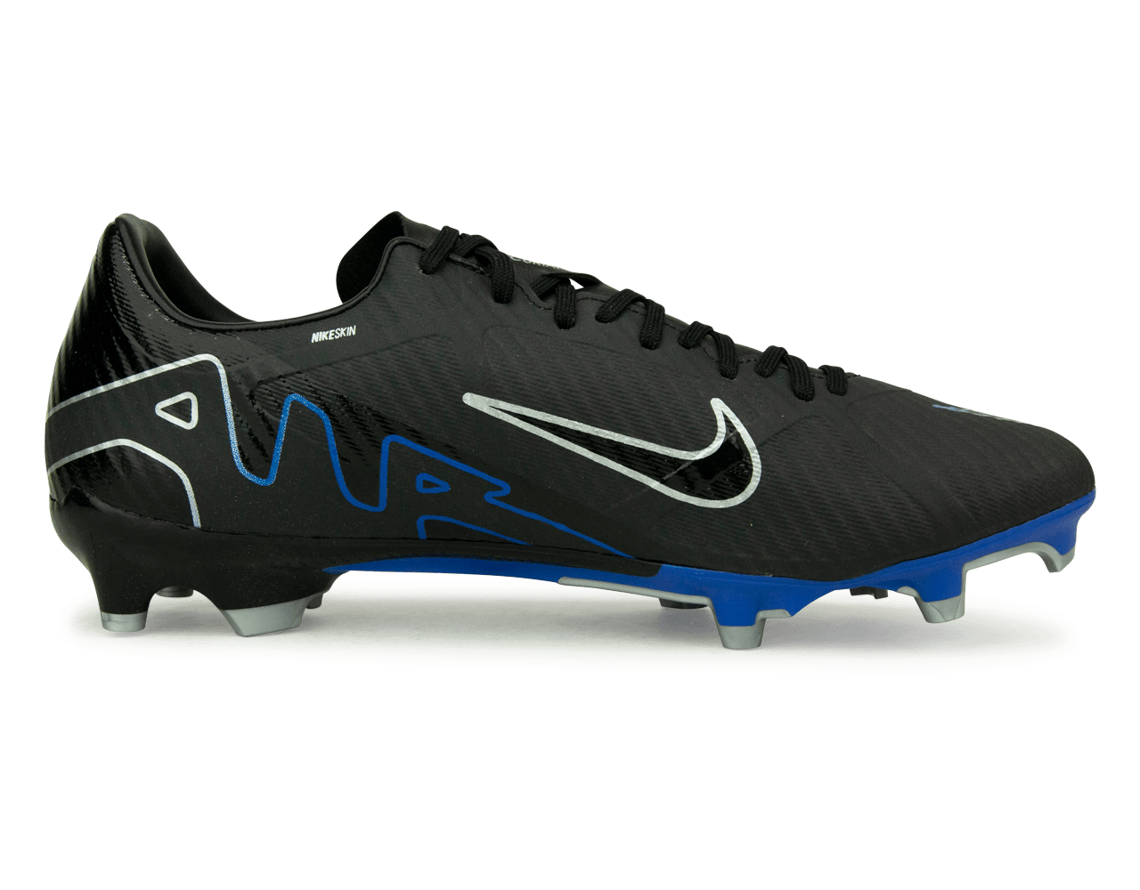 Nike Men's Zoom Mercurial Vapor 15 Academy FG/MG Black/Blue、mySite、noshort