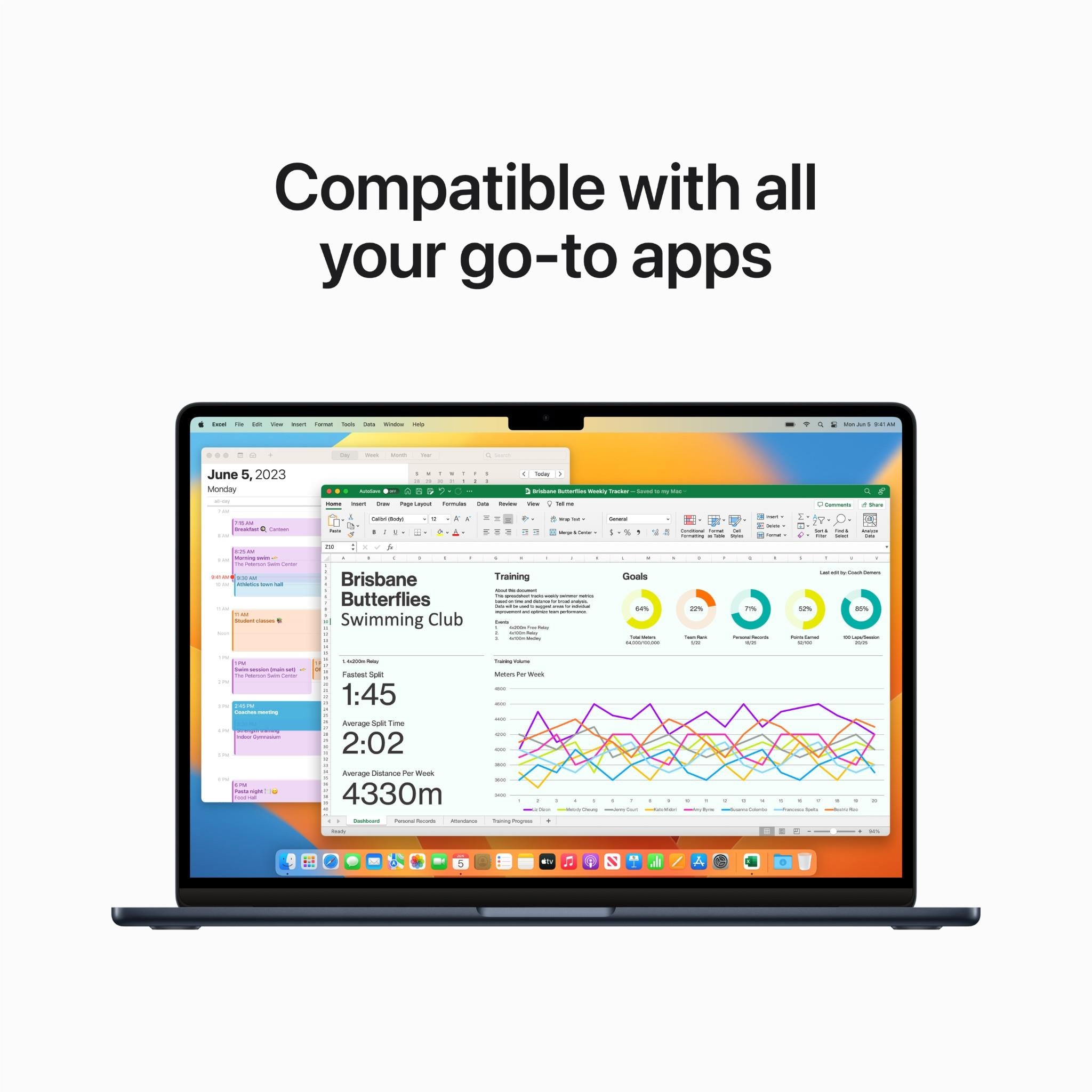 Apple MacBook Air 15-inch with M2 Chip, 512GB SSD (Midnight)2023、mySite、camillekostekn