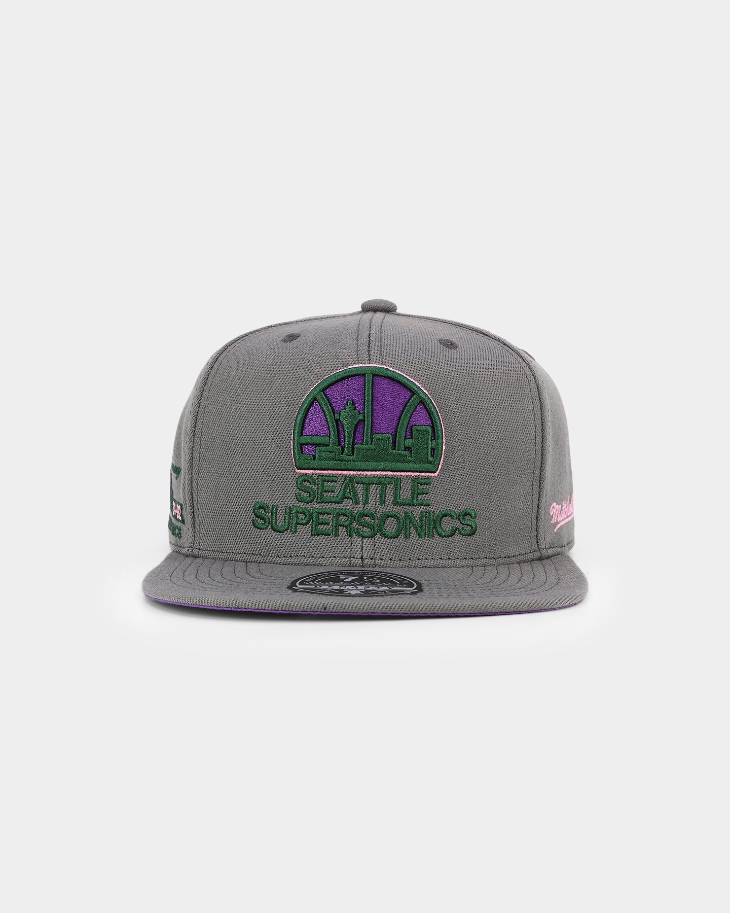 Mitchell & Ness Seattle Supersonics 'From Dusk' Fitted Grey、mySite、zt4zffjzw