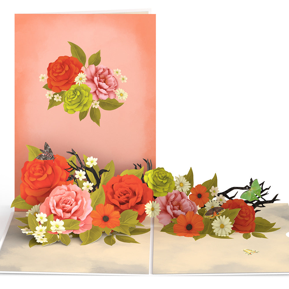 Midnight Florals Pop-Up Card、mySite、solidvoid