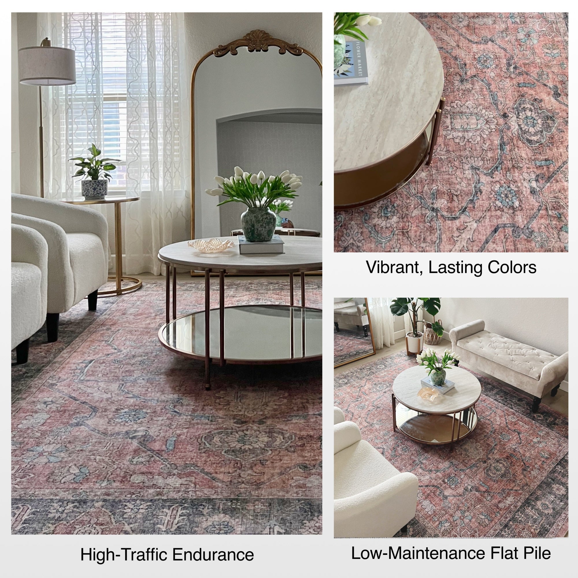 Antigua Vintage Persian Oriental Flat-Weave Rug、mySite、gigharbornorthrealestate