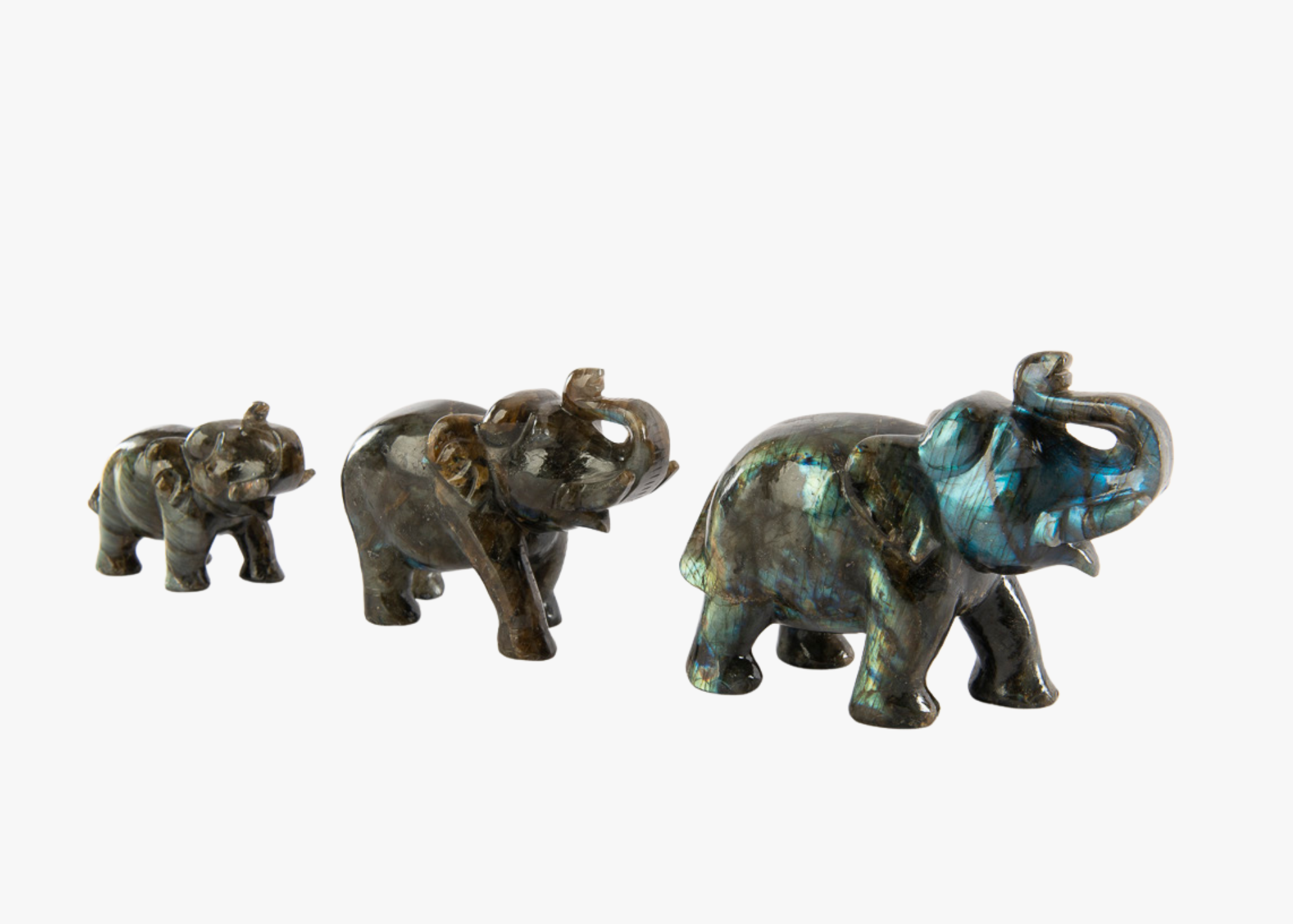 Labradorite Elephants (Small, Medium, Large)、mySite、topwebapps