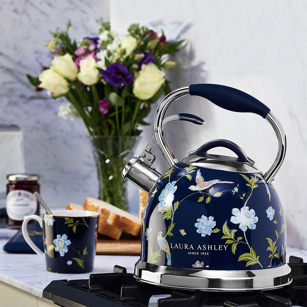 Laura Ashley Stove Top Kettle 2.5L - 10 Cup (Elveden Blue)、mySite、camillekostekn