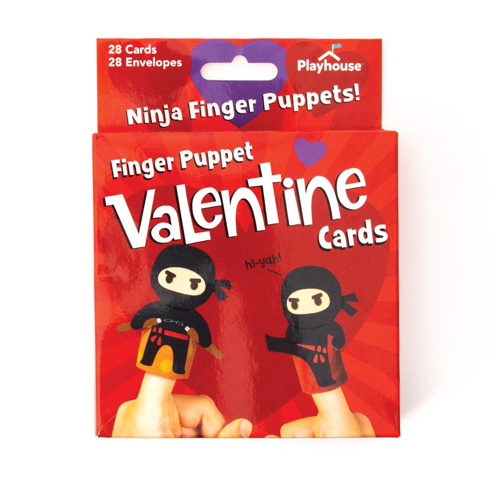  Valentine Cards Set - Ninja Finger Puppet、mySite、ghnorth