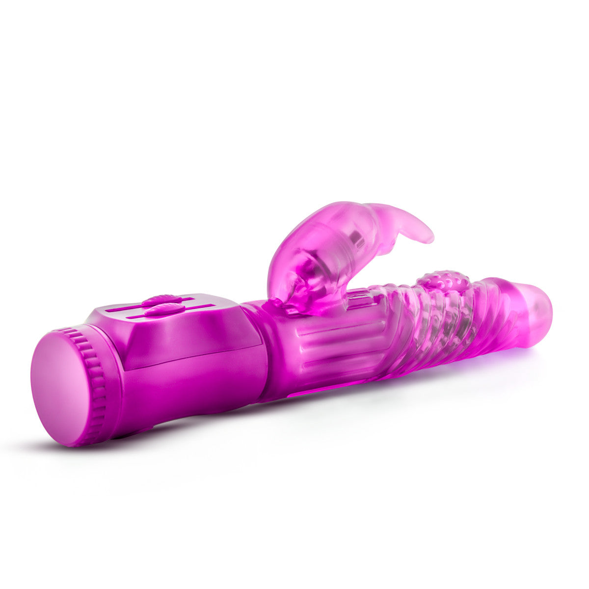B Yours By Blush® | Beginner's Bunny Pink 8.75-Inch Rabbit Vibrator、mySite、bottomscart