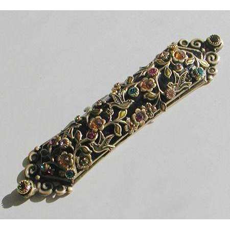 Michal Golan Swarovski Crystals on Black Mezuzah、mySite、topwebapps