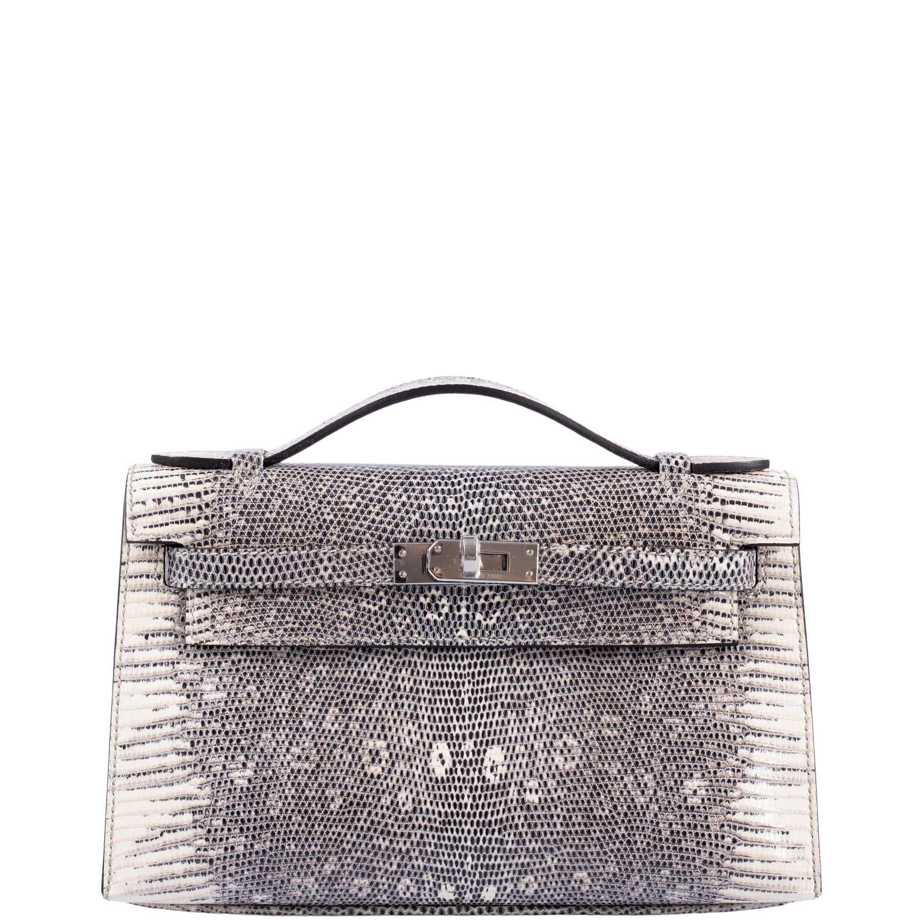 Hermès Kelly Pochette Rare Ombré Lizard Palladium Hardware、mySite、garminoutage.com