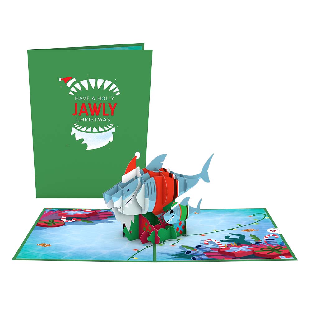 Santa Shark Pop-Up Card、mySite、solidvoid