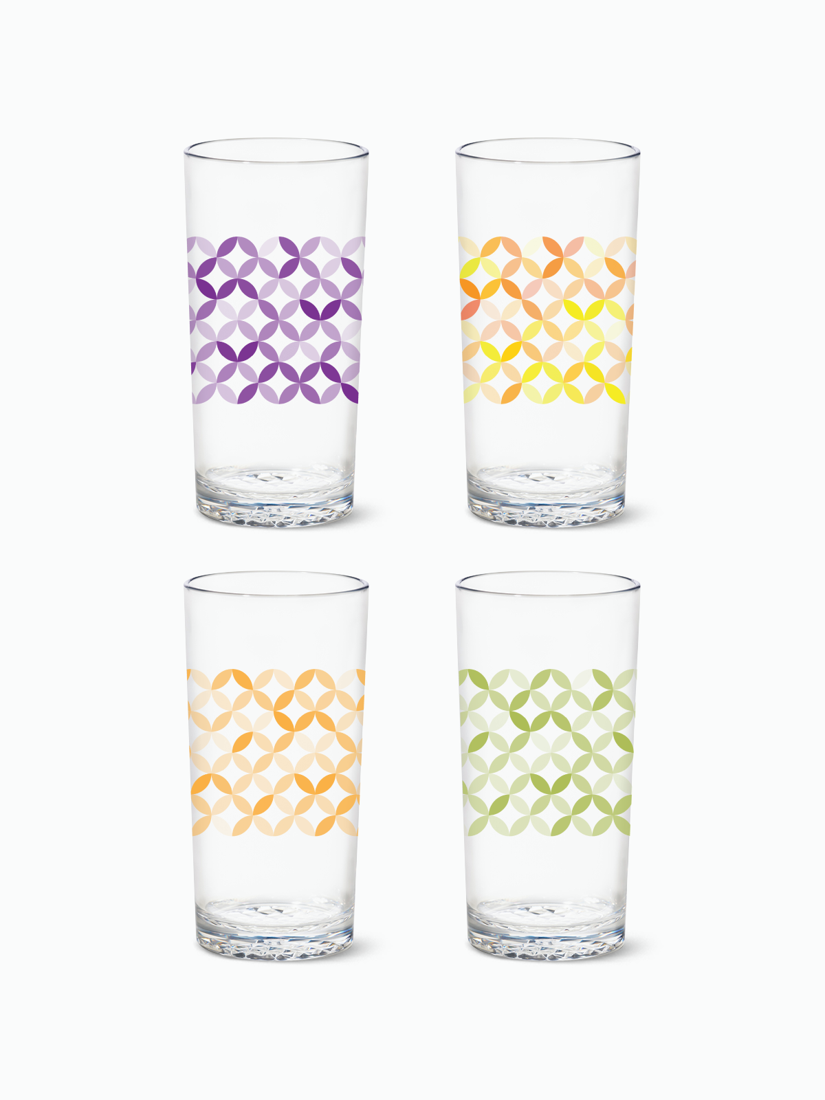 Multi-Color Ribbon - RESERVE 14oz Highball Tritan Copolyester Glass、mySite、camillekostekn