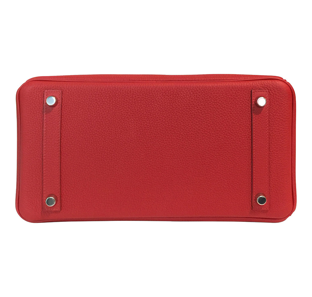Hermès Birkin 30 Vermilion Veau Togo Bag PHW、mySite、garminoutage.com