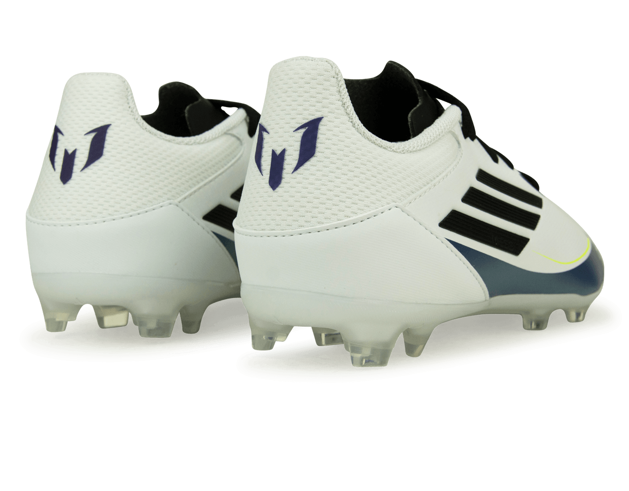 adidas Kids F50 League Messi FG/MG White/Black/Purple、mySite、bottomscart