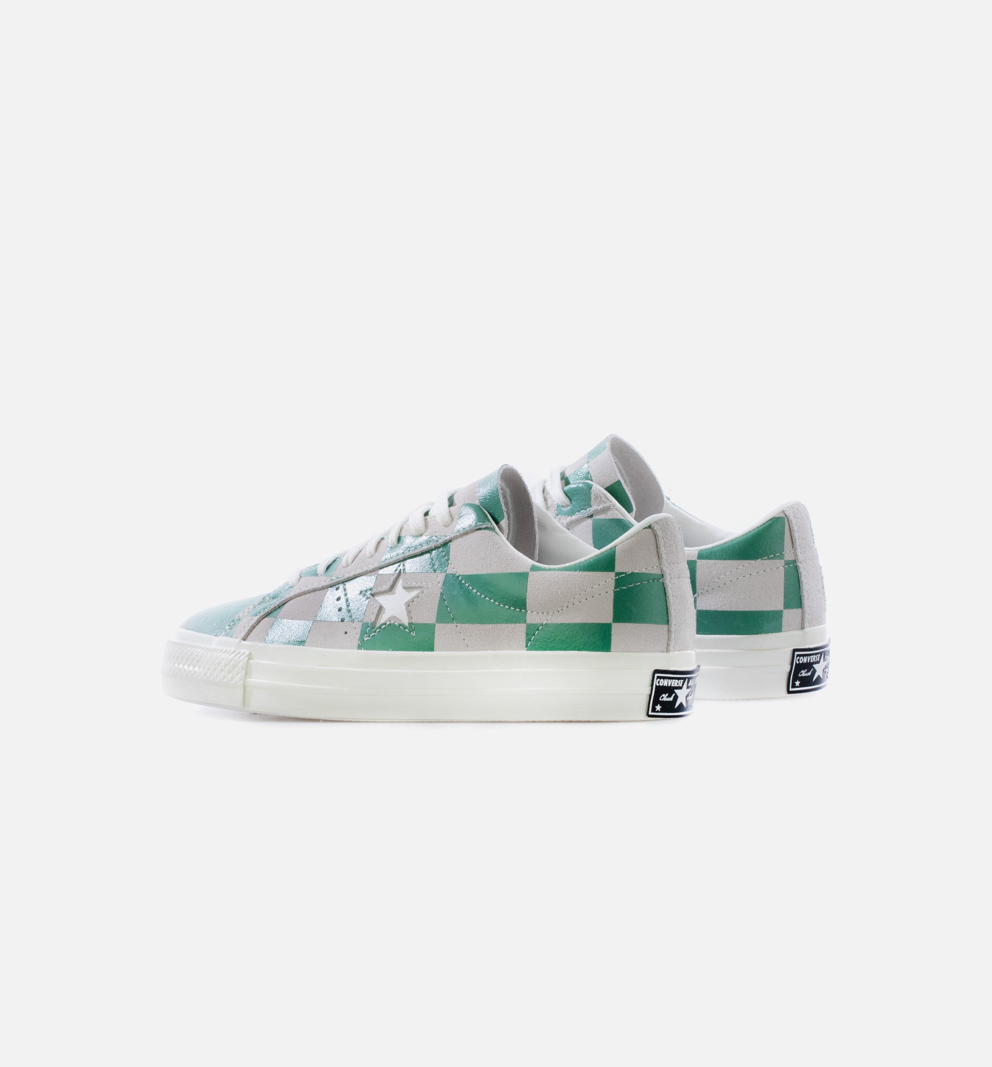 One Star Warped Board Low Top Mens Lifestyle Shoes - White/Medium Green、mySite、dreamappss