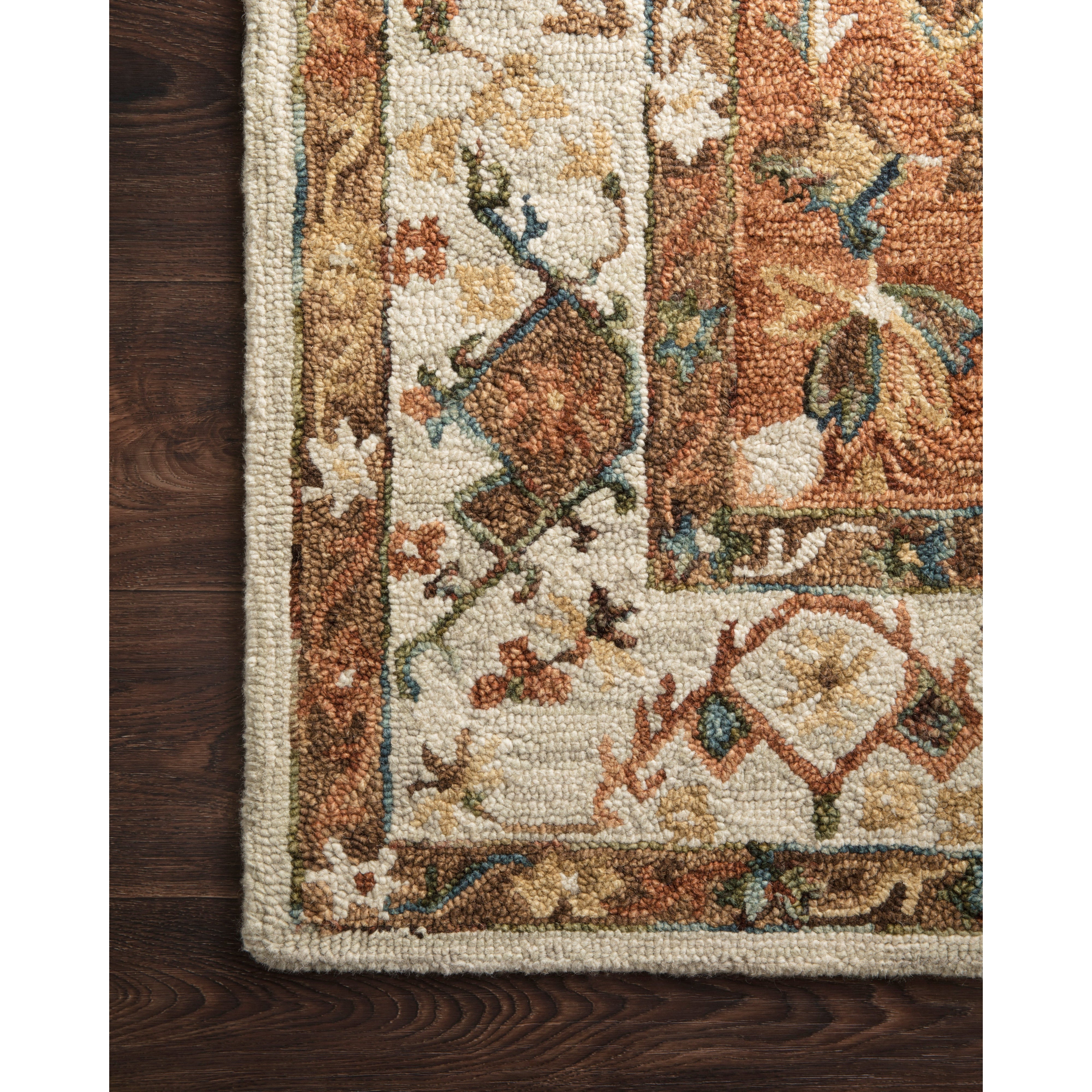 Beatty Ivory Rust Area Rug、mySite、gigharbornorthrealestate