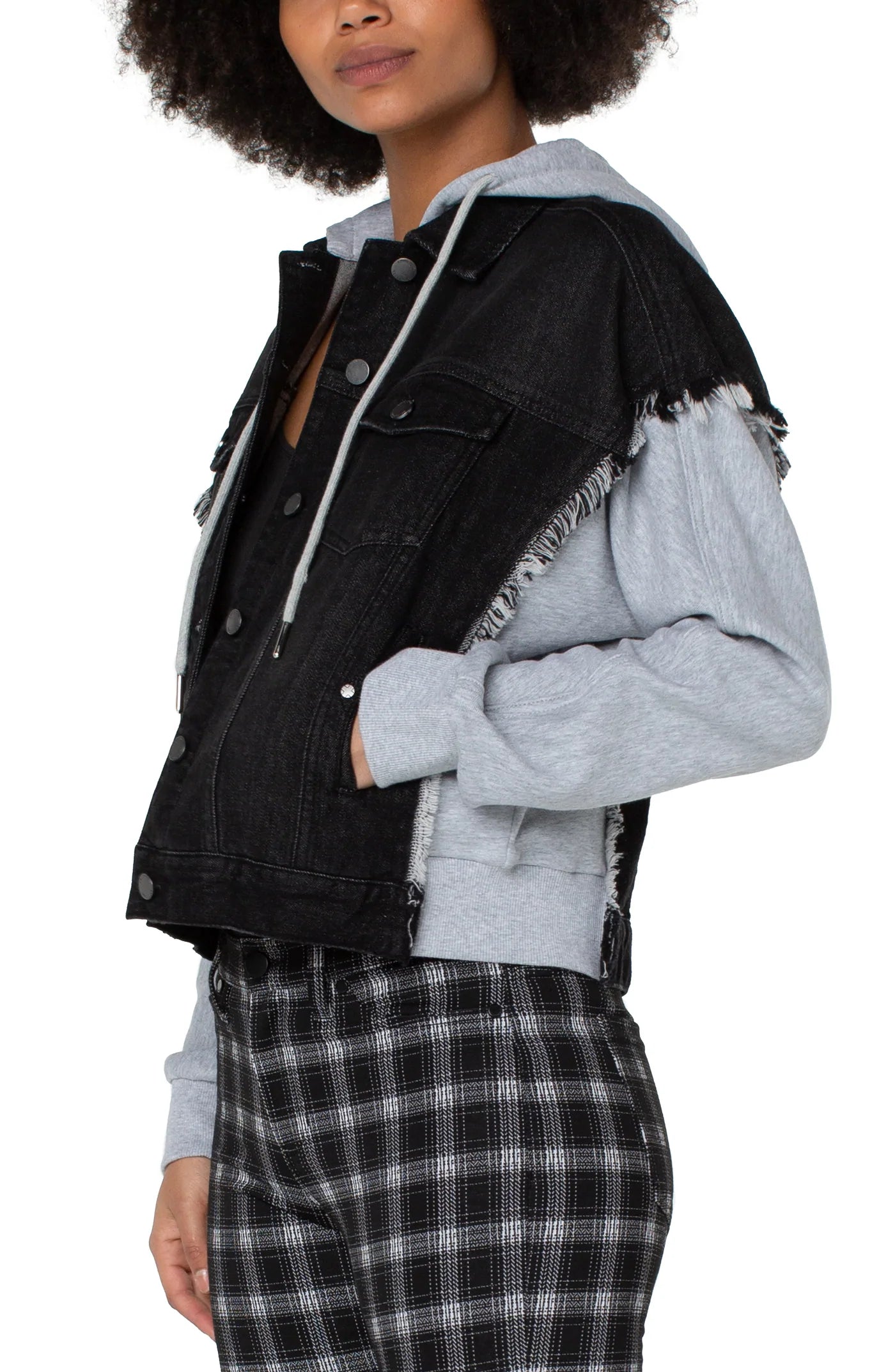 Liverpool French Terry Trucker Jacket、mySite、garagedoors4me