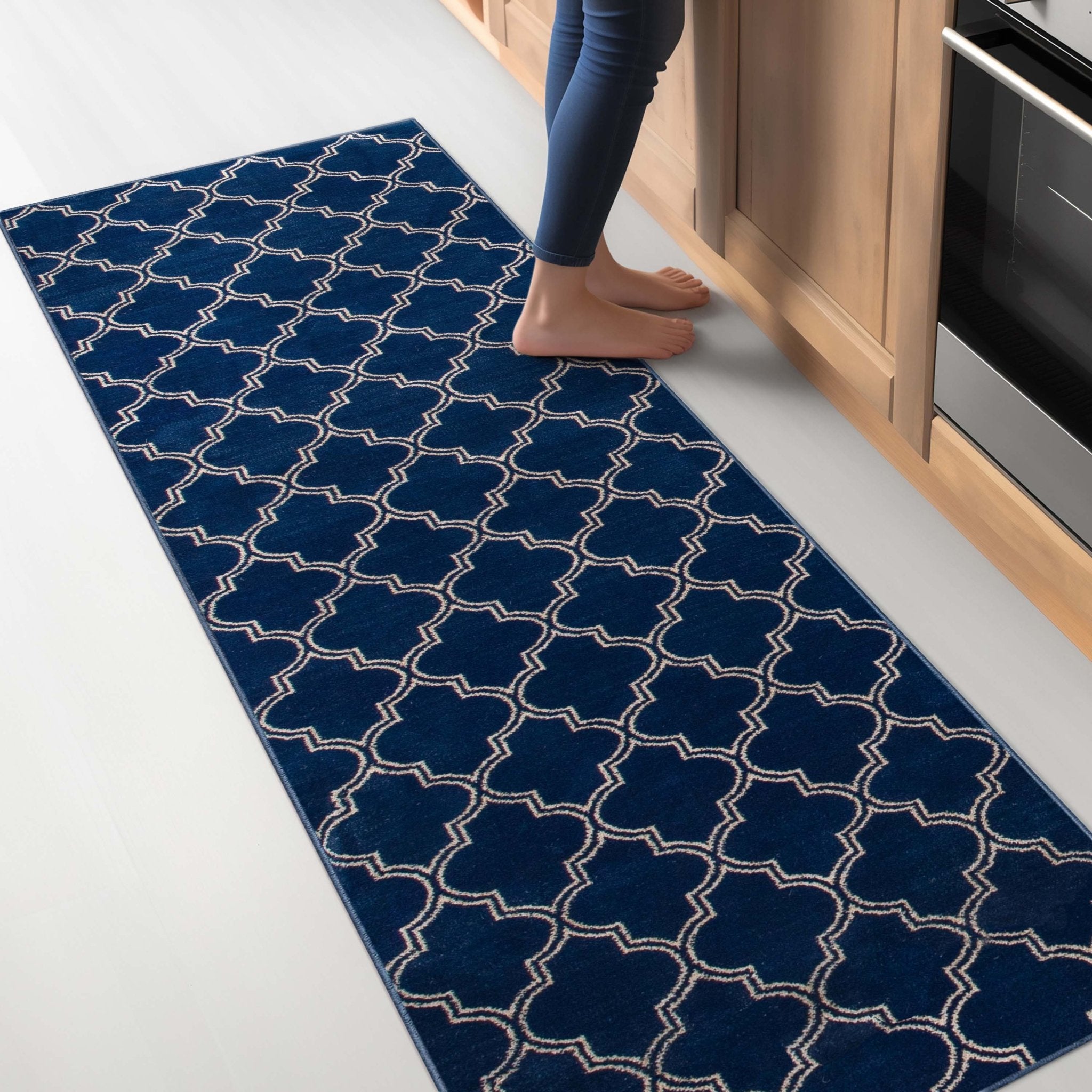 Nantucket Trellis Custom-Made Rug, Made to Order, High-Quality, Elegant Blue Design Area Rug、mySite、gigharbornorthrealestate