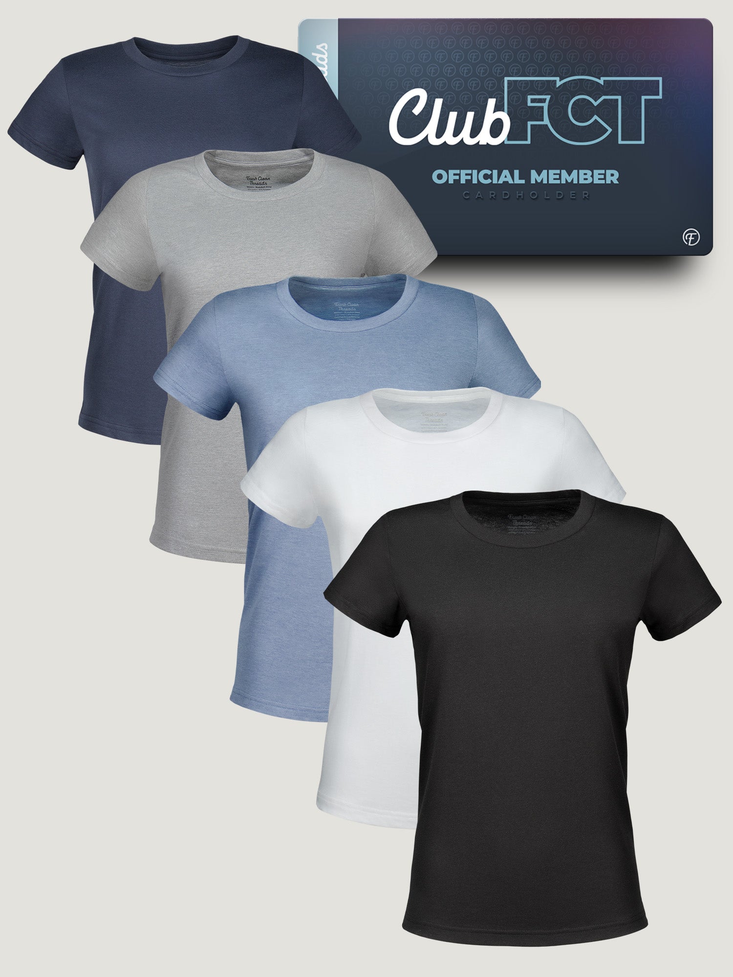  Women's Best Sellers Crew Member 5-Pack、mySite、ghnorth