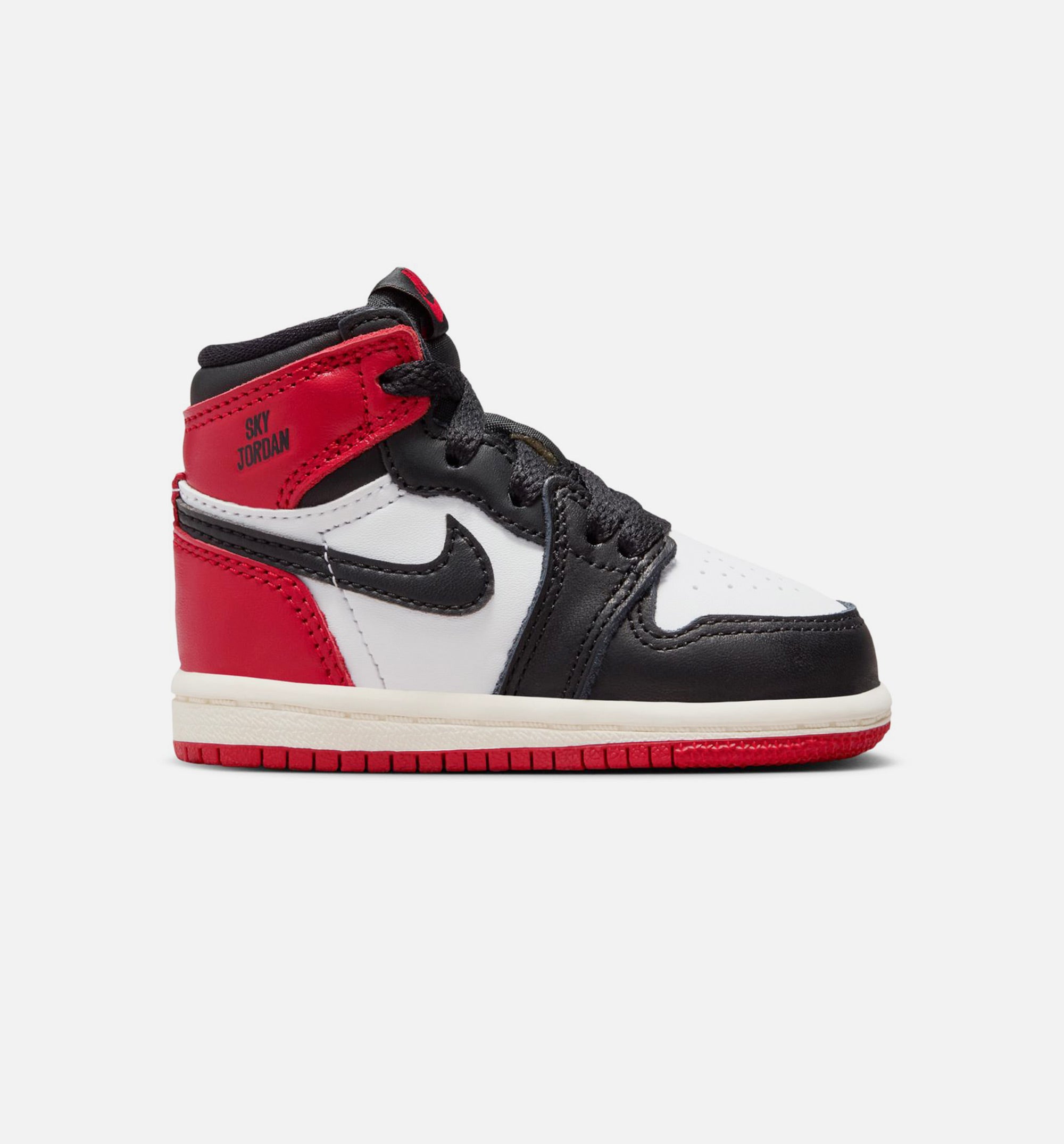 Air Jordan 1 Retro High OG Black Toe Infant Toddler Lifestyle Shoe - White/Black/Varsity Red/Sail、mySite、dreamappss