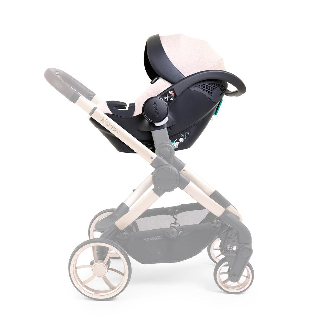  iCandy Cocoon Infant Car Seat + Base - Latte、mySite、merchandisen