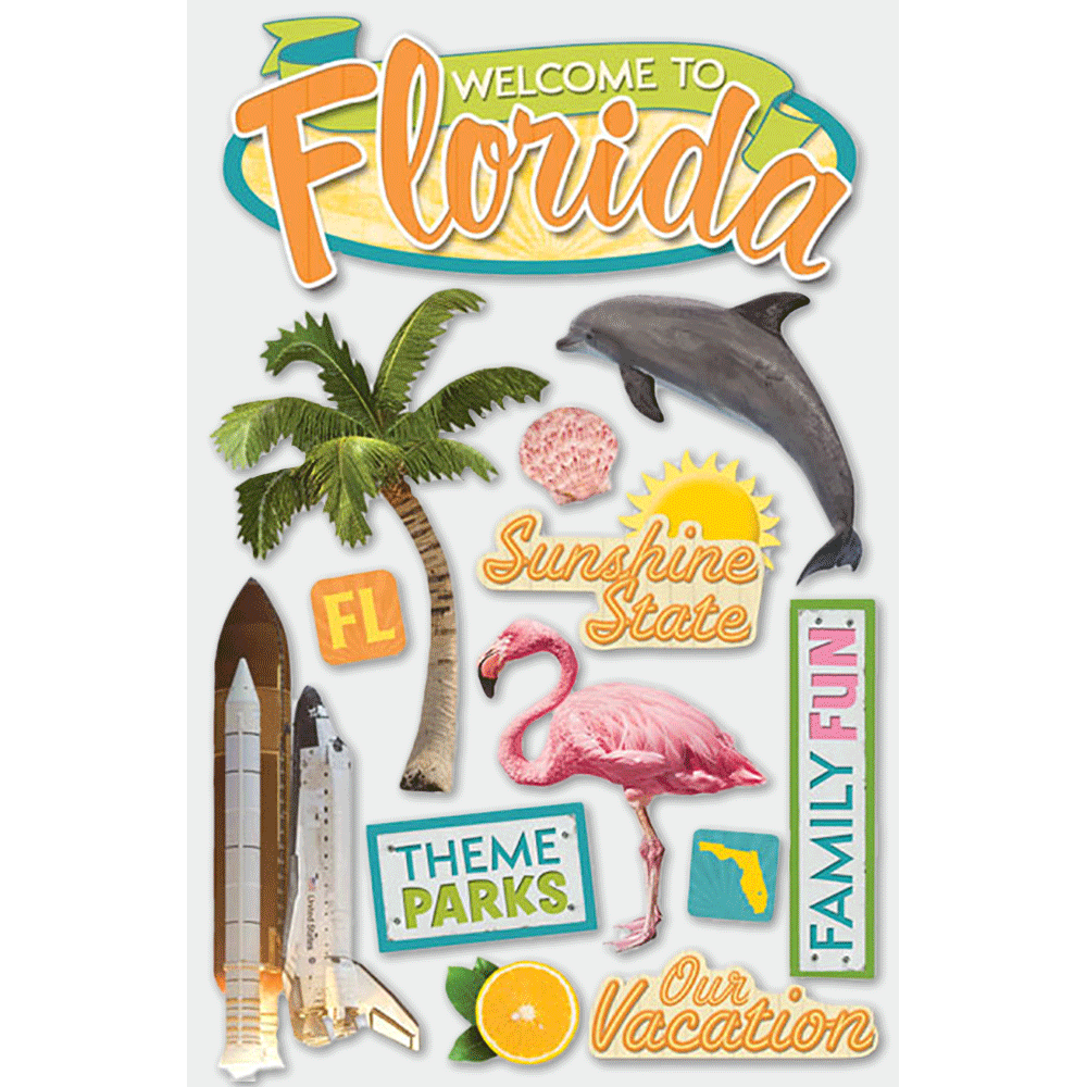  Florida 3-D Stickers、mySite、ghnorth