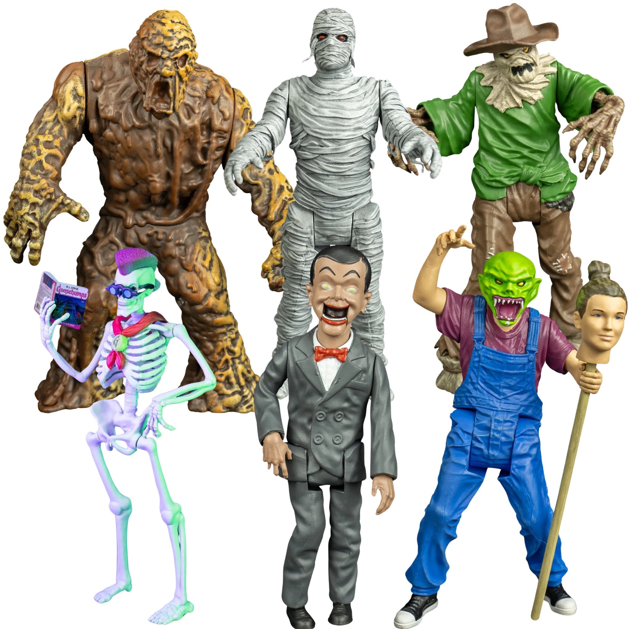 Goosebumps COMPLETE SET OF 5 with Curly Build-A-Figure (5 Scale)、mySite、hgirdovlk