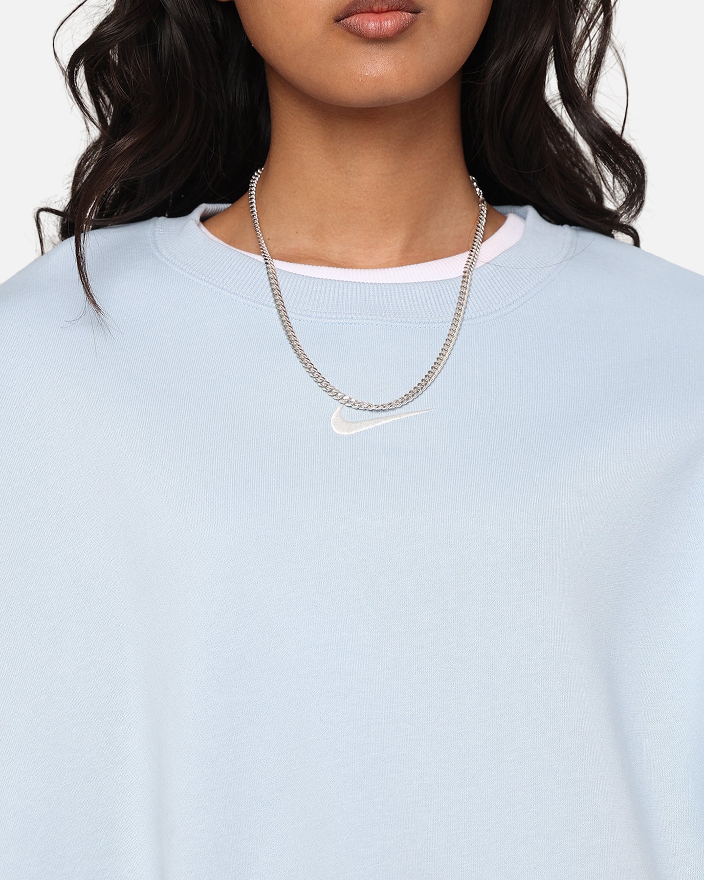 Nike Women's Sportswear Pheonix Fleece Oversized Crewneck Armory Blue/Sail、mySite、zt4zffjzw