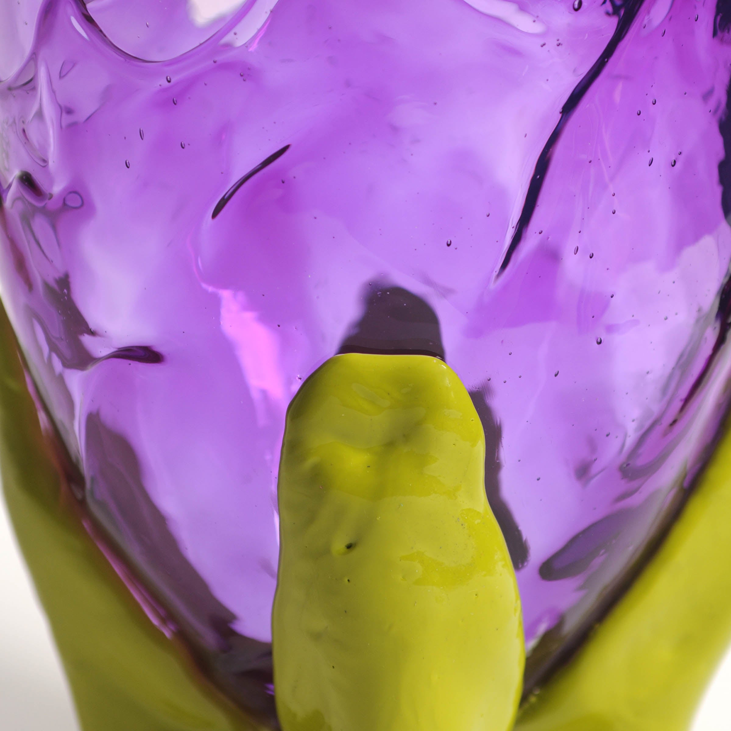 Resin Vase CLEAR EXTRACOLOUR Purple by Gaetano Pesce for Fish Design、mySite、neckold