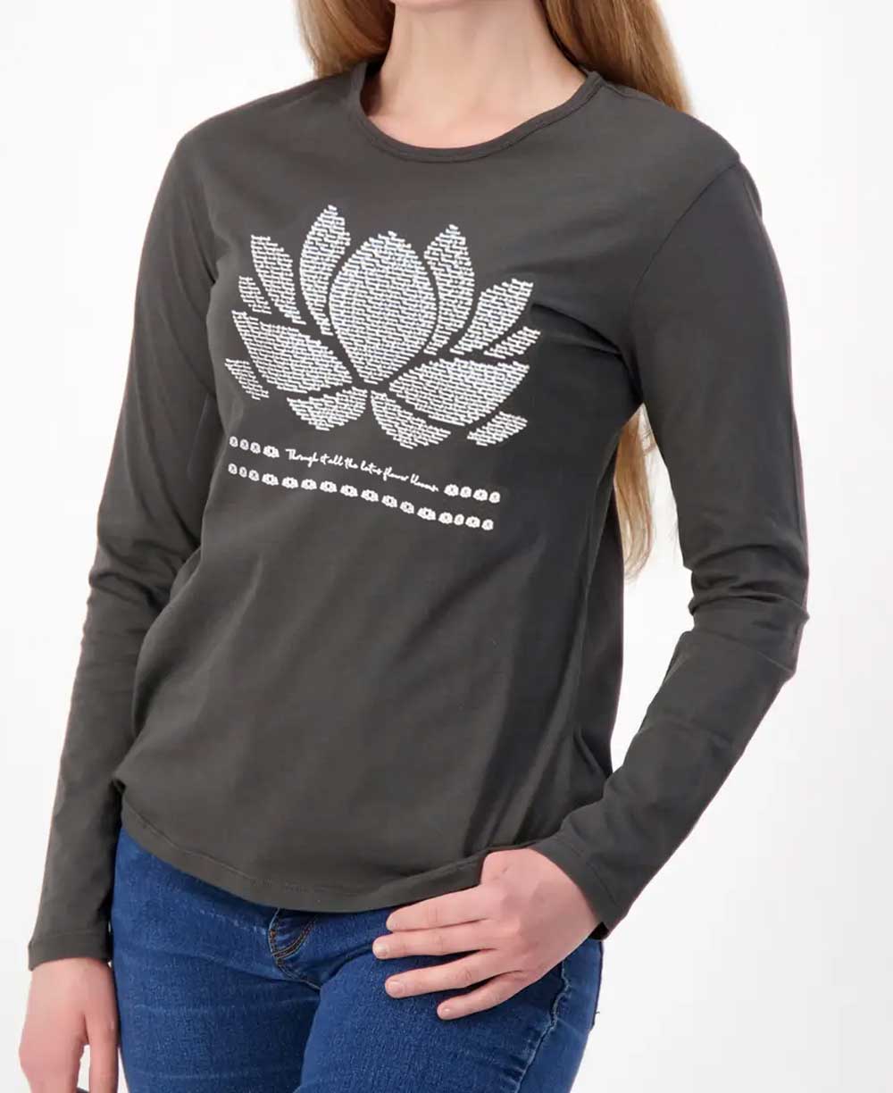 Certified Fairtrade Organic Cotton Lotus Long Sleeve Tee、mySite、topwebapps