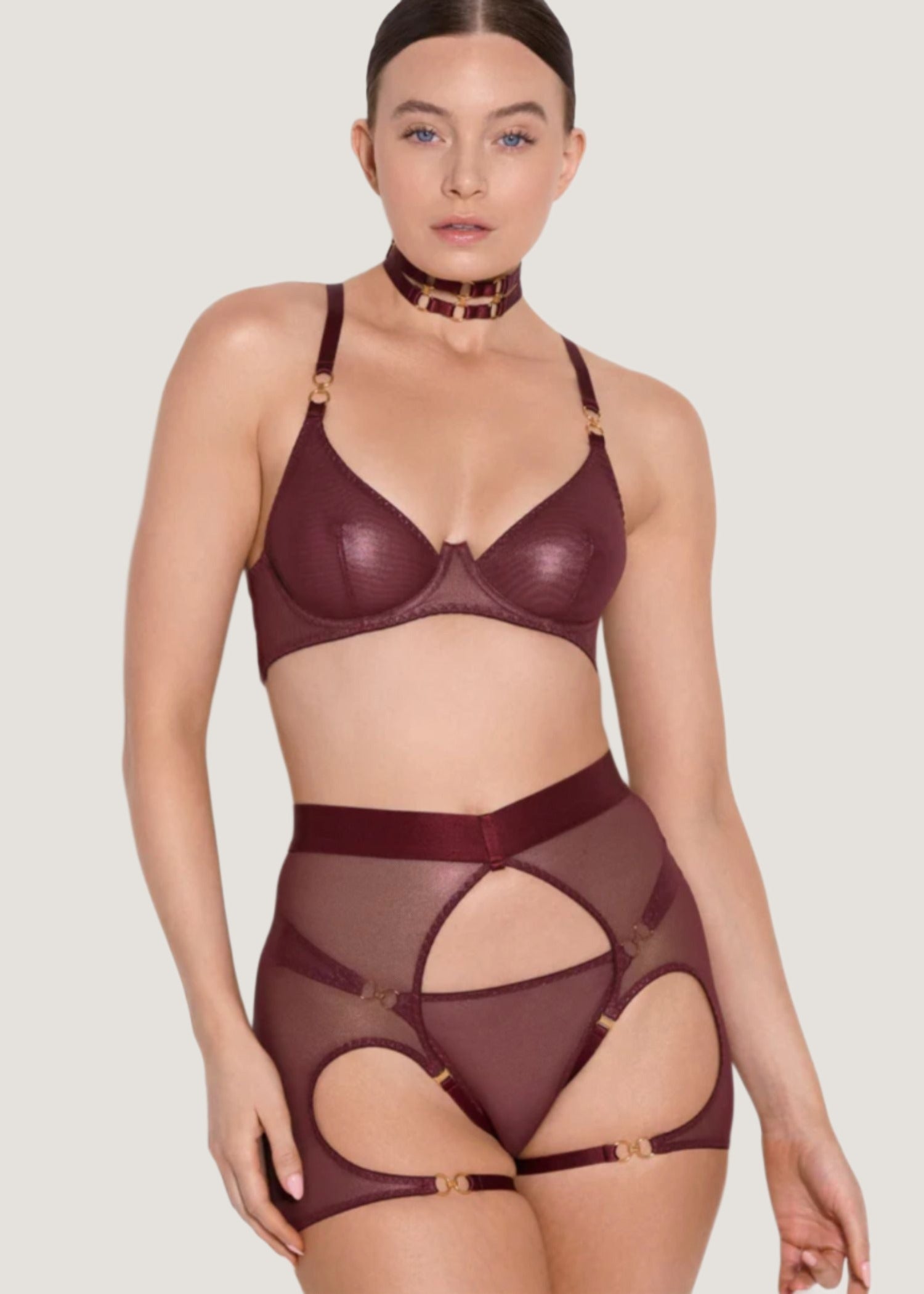  Cadi Ouvert Garter Brief (Morello)、mySite、justintrudeaud