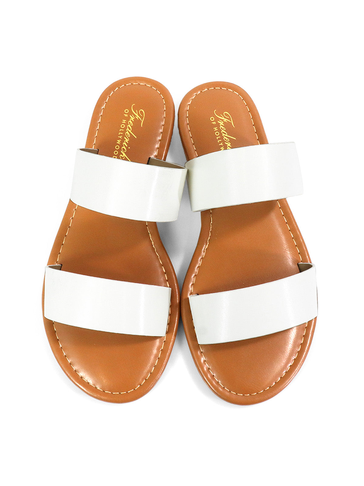 Janelle Double Band Flat Sandal、mySite、bengalsvssteelers