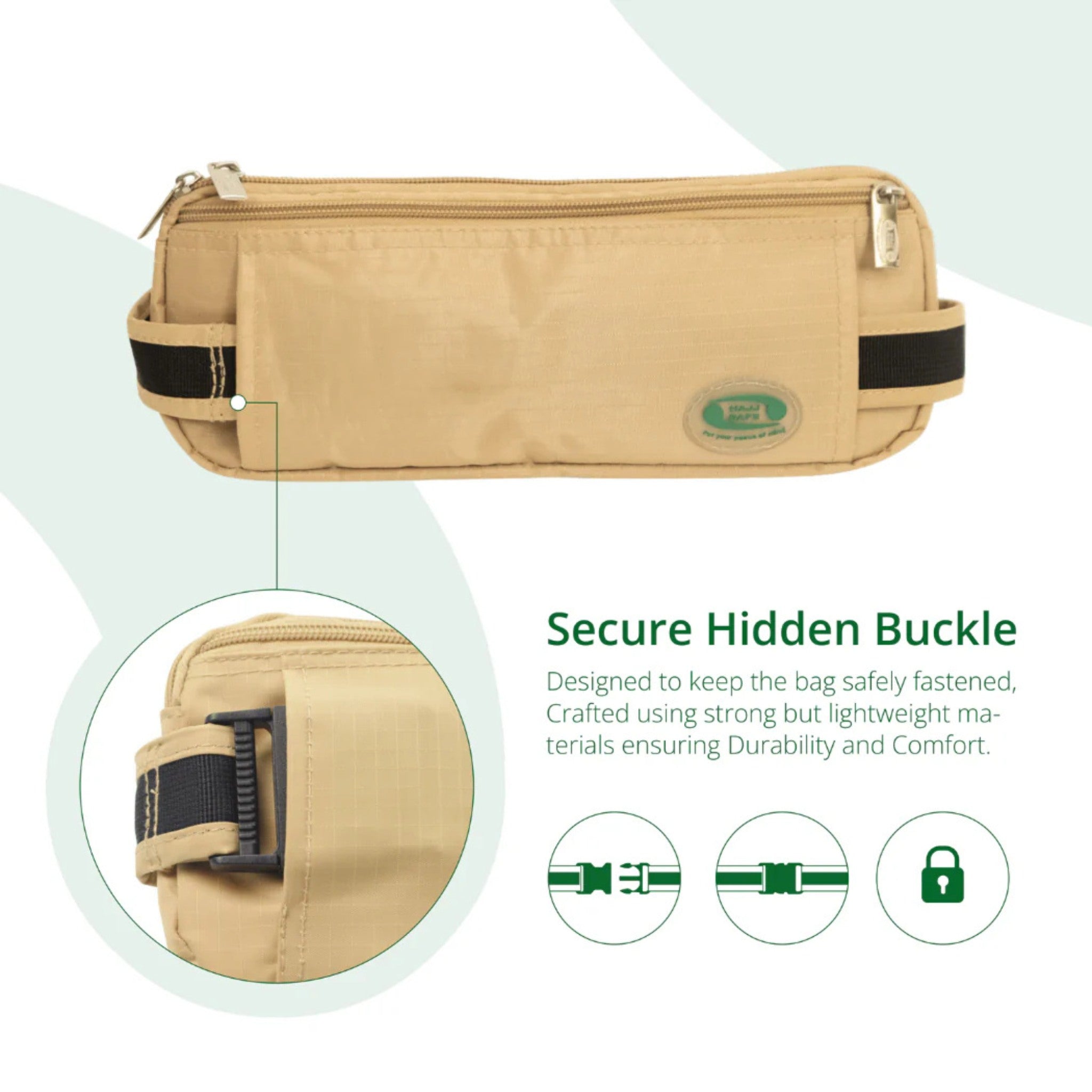 Hajj & Umrah - Anti-Theft Waist Bag And Ihram Belt、mySite、topwebapps