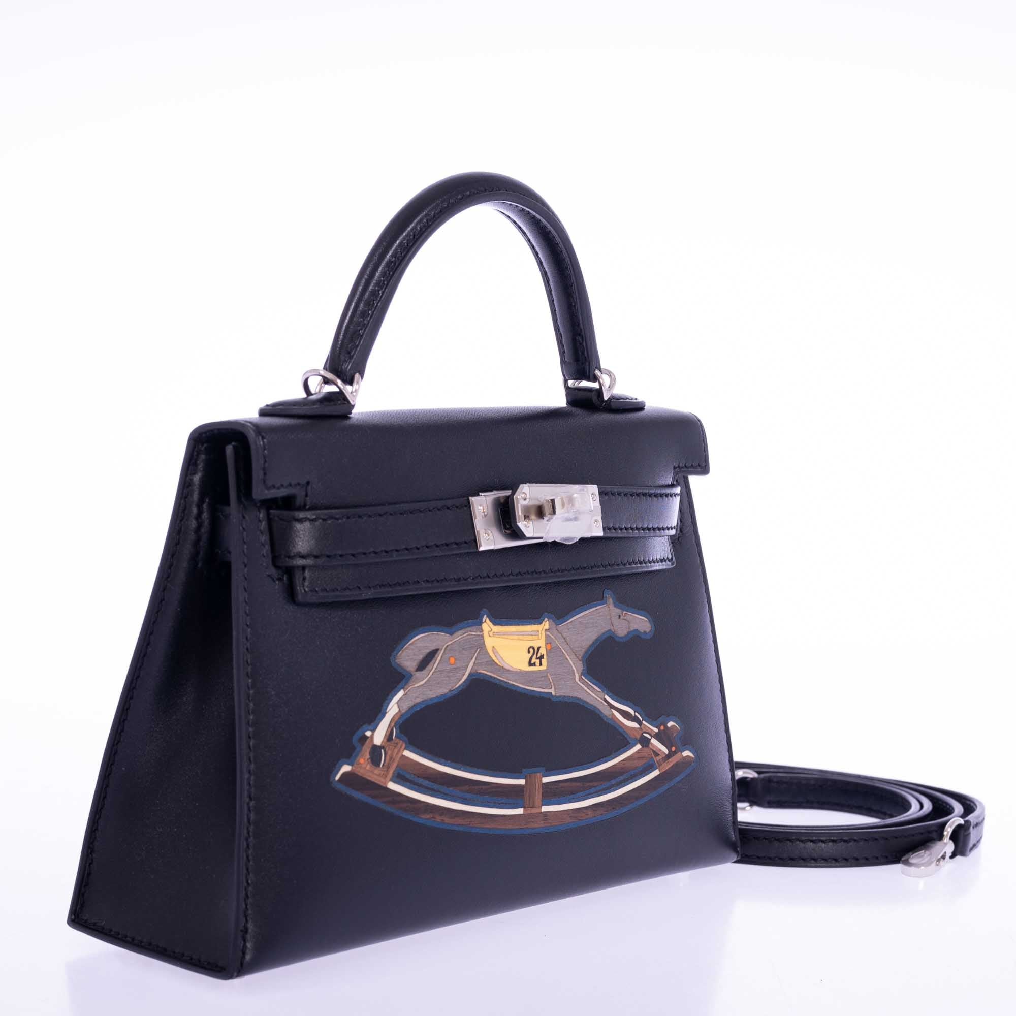 Hermès Kelly 20 Mini II Cheval de Bois Palladium Hardware、mySite、garminoutage.com