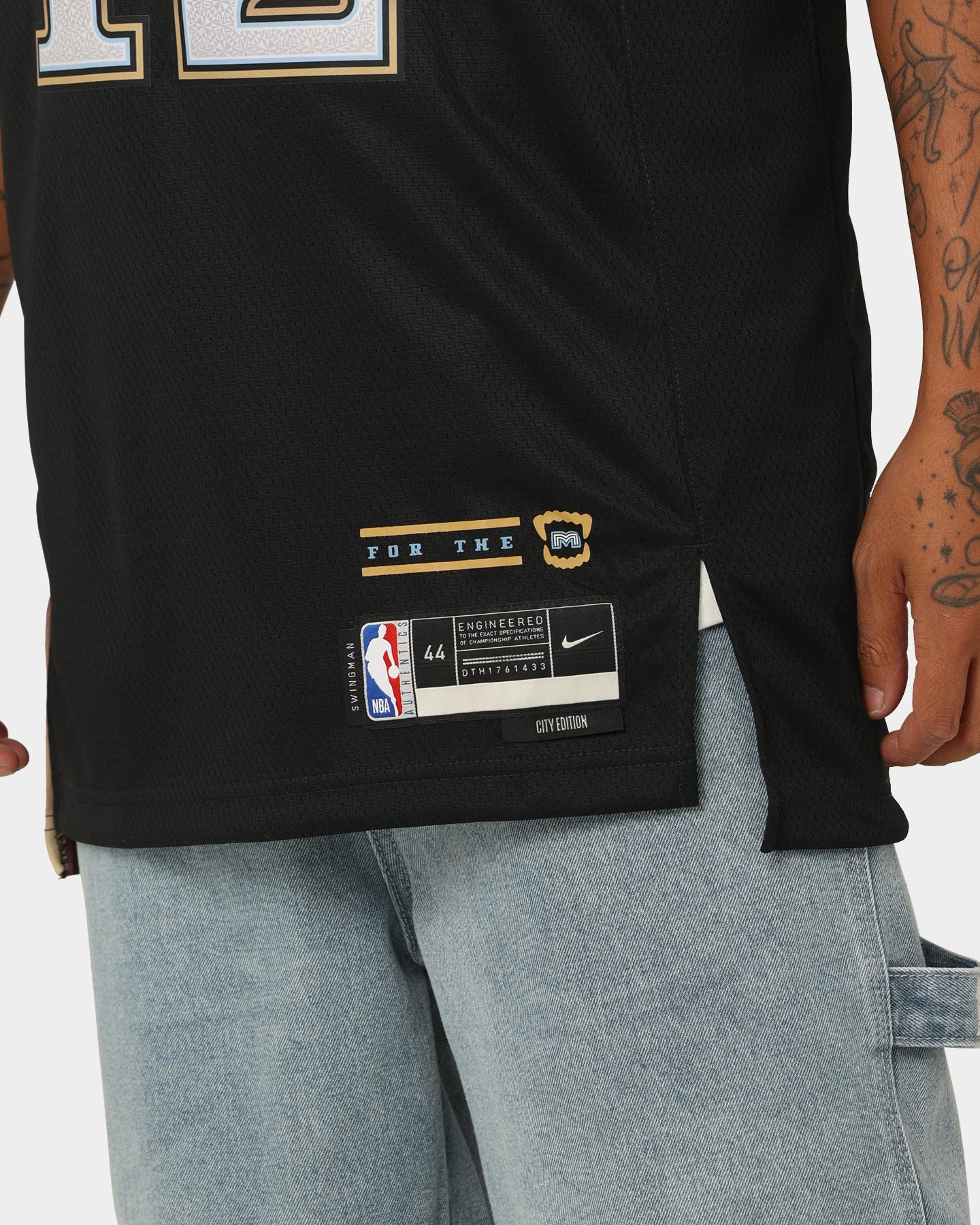 Nike Ja Morant Memphis Grizzlies #12 City Edition Nike Dri-FIT NBA Swingman Jersey Black、mySite、zt4zffjzw