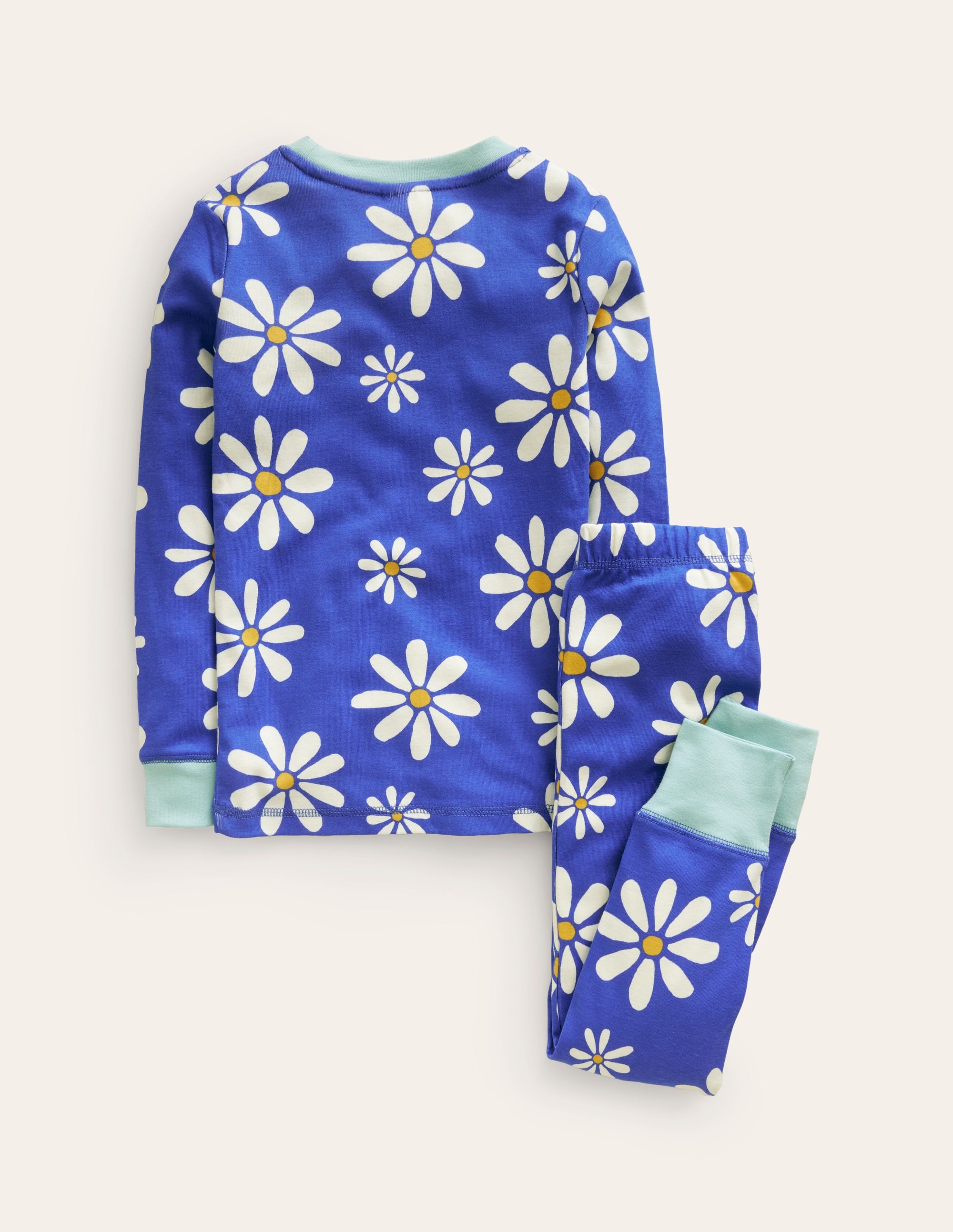  Snug Glow-In-The-Dark Pyjamas-Sapphire Blue Daisies、mySite、ashleygrahame
