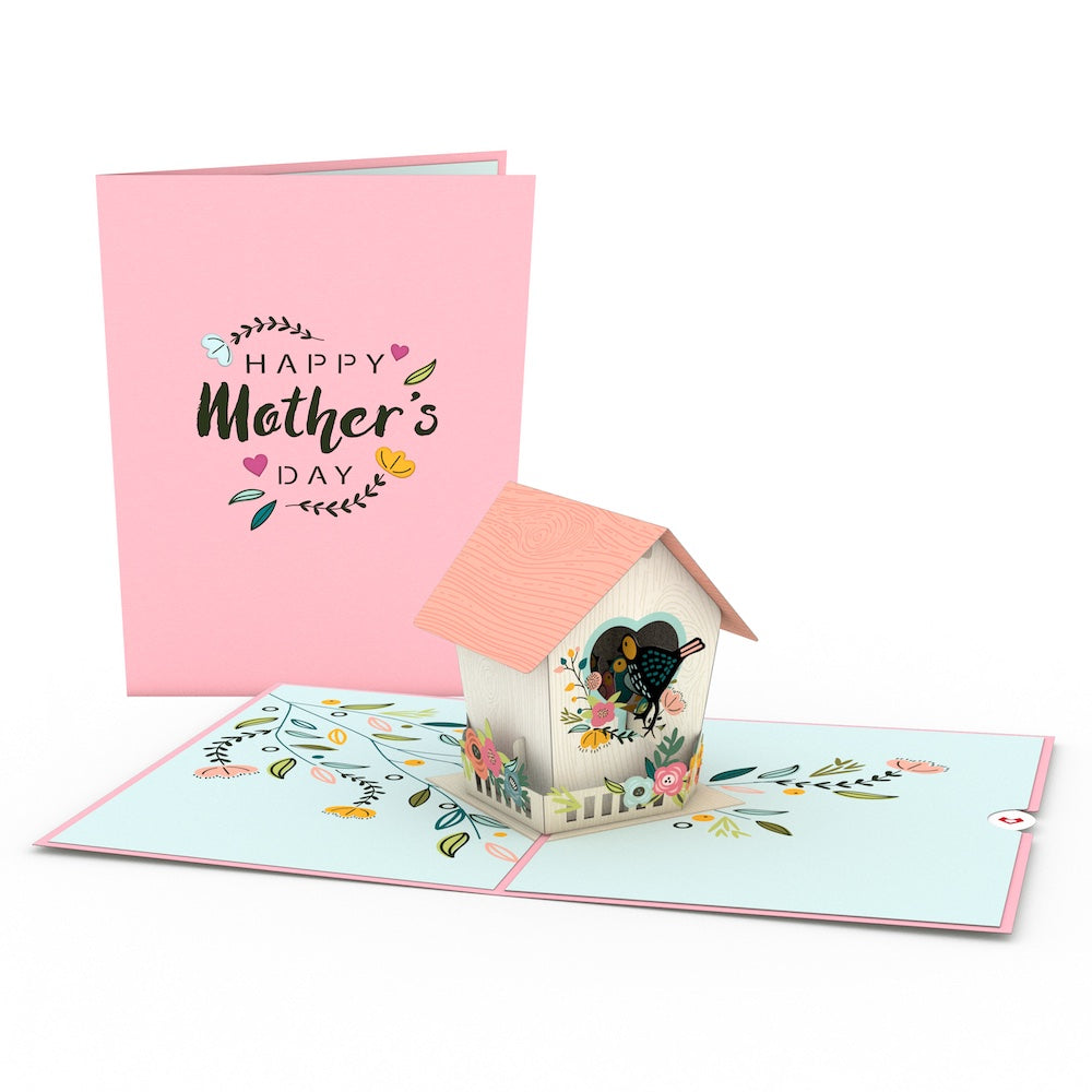 Mother's Day Birdhouse Pop-Up Card、mySite、solidvoid