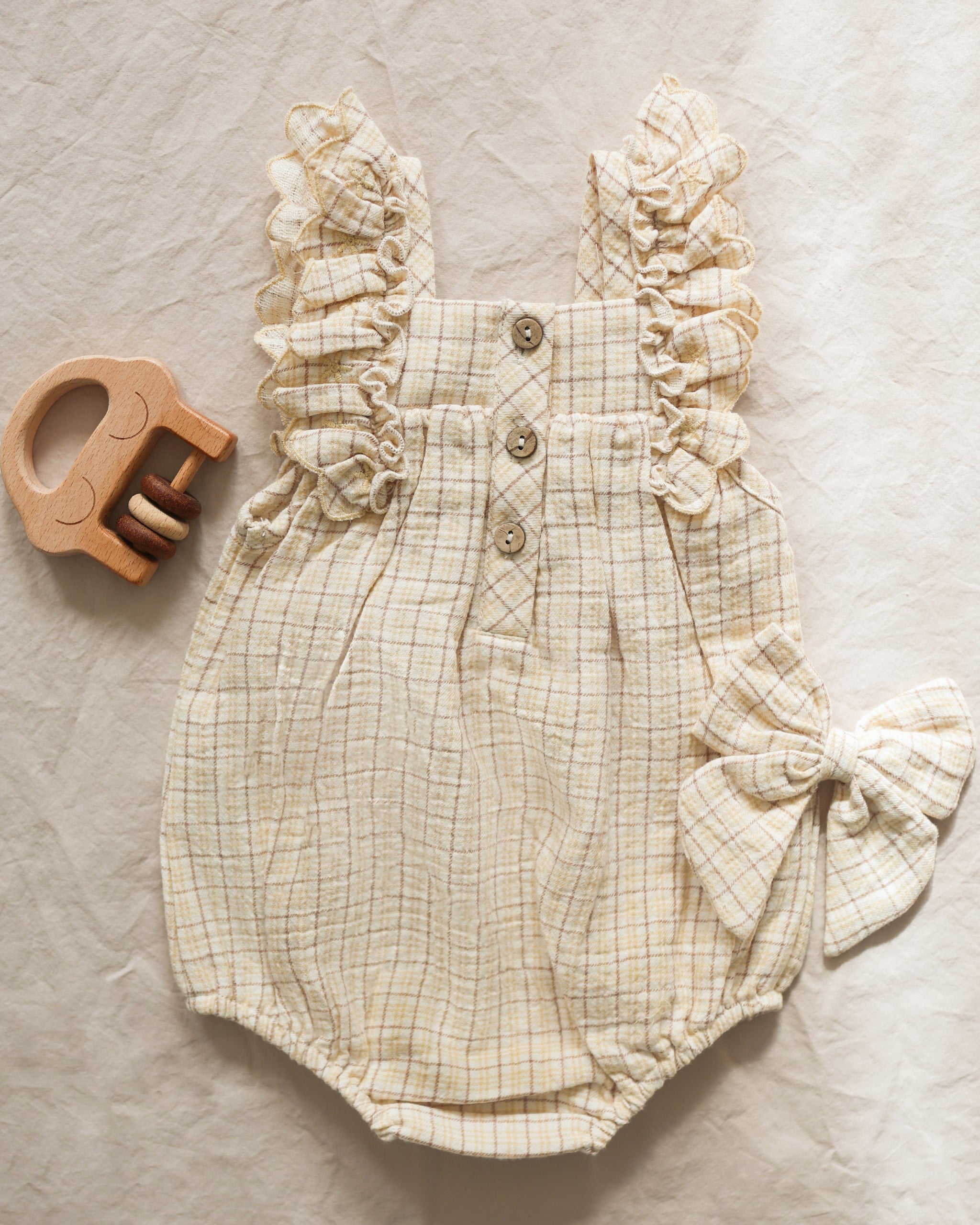  Maya Romper || Yellow Plaid、mySite、layawaytickets