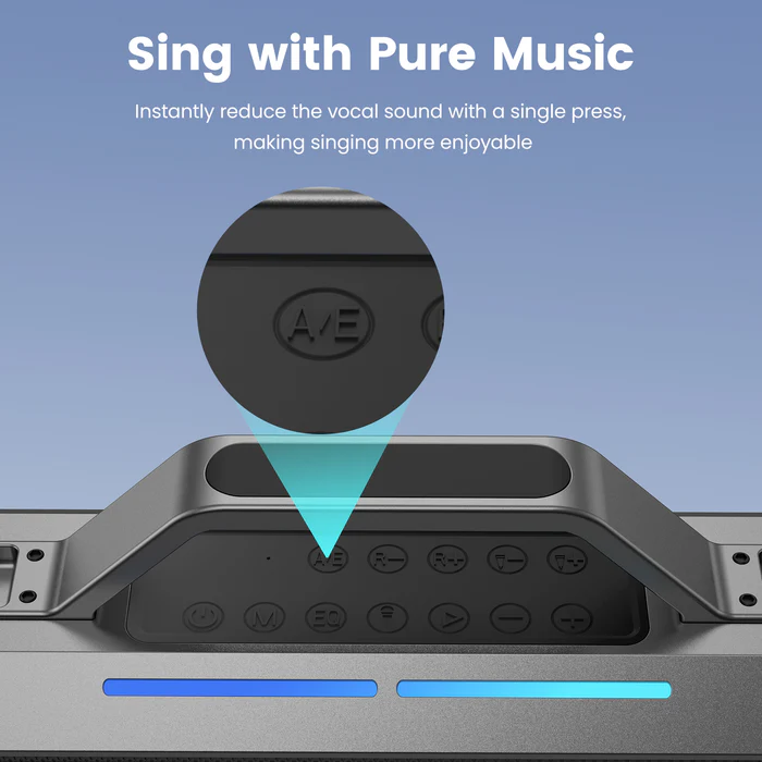 Sounarc K1 150W Portable Wireless Bluetooth Karaoke Speaker、mySite、fannypackpong