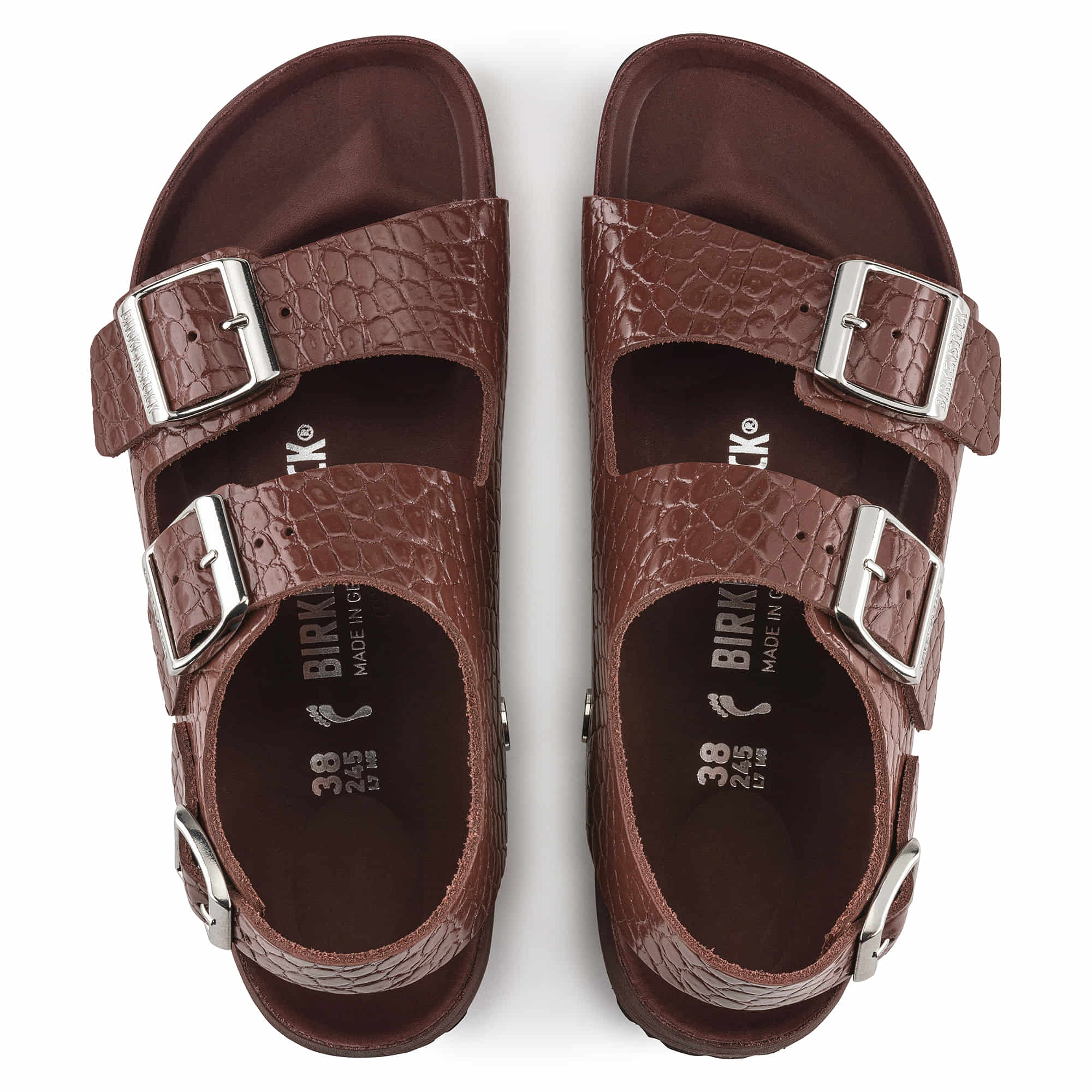 Milano Rivet Logo Embossed Natural Leather、mySite、gtrtttuynbv