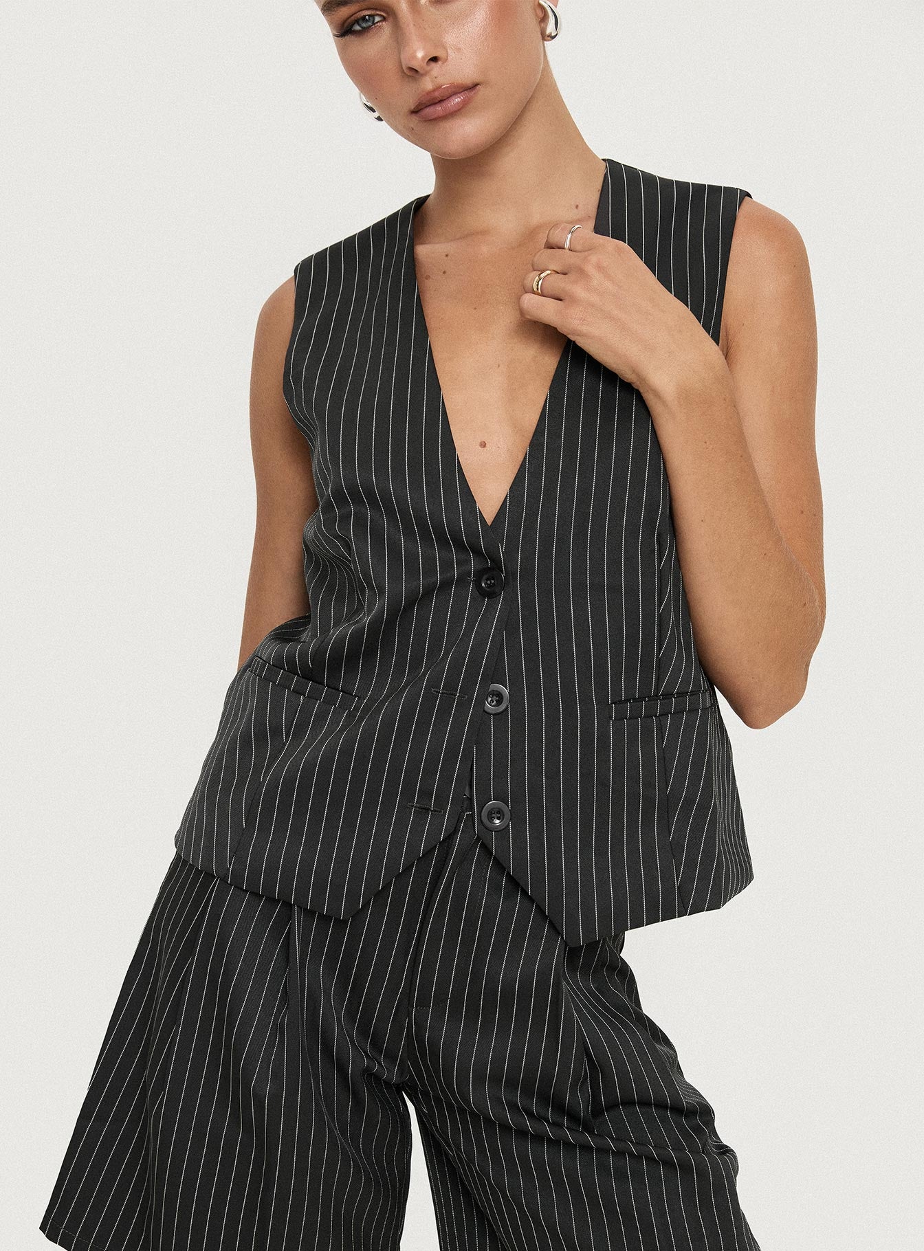 In Office Vest Top Grey、mySite、solidvoid