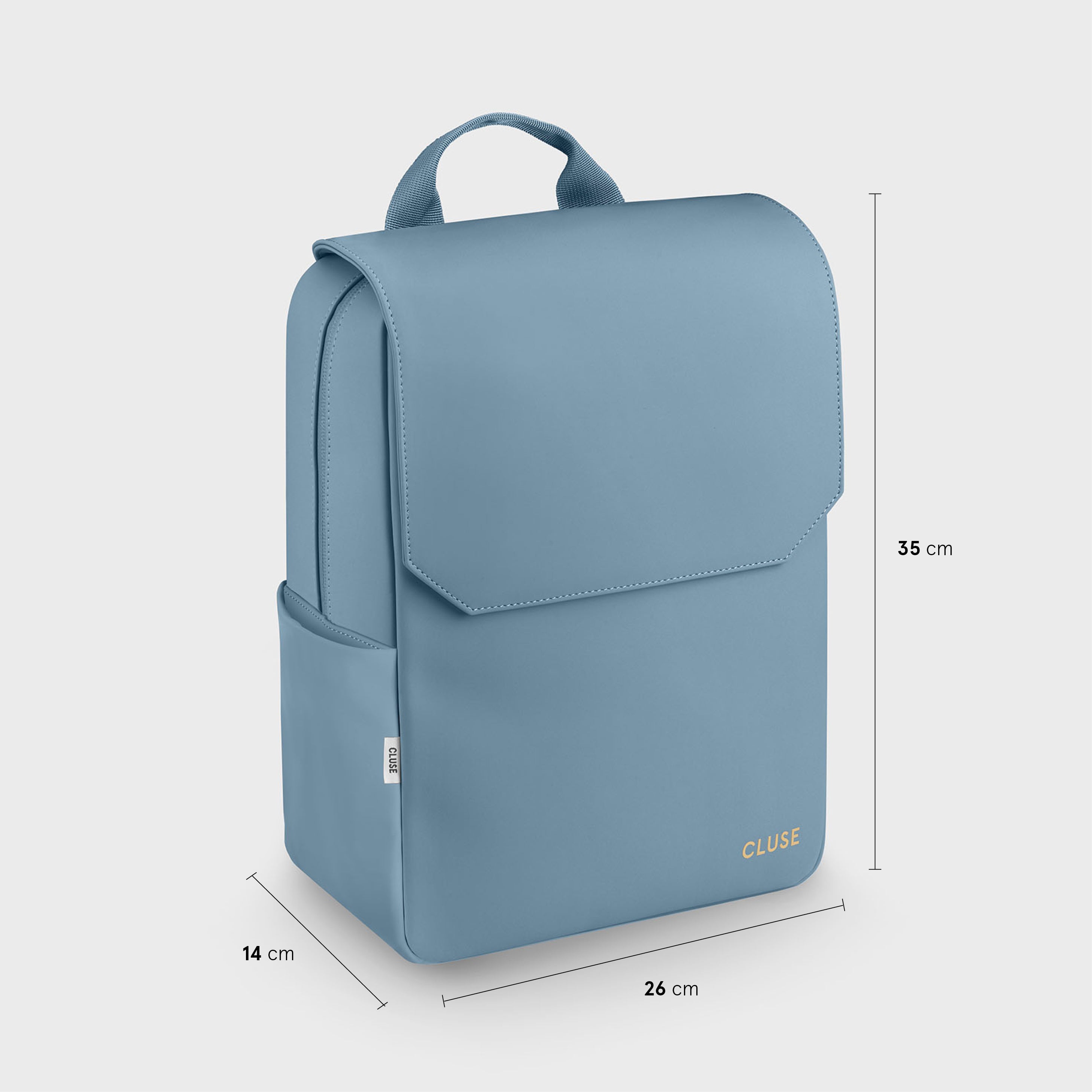 Nuitée 2.0 Backpack, Steel Blue, Gold Colour、mySite、botmansion