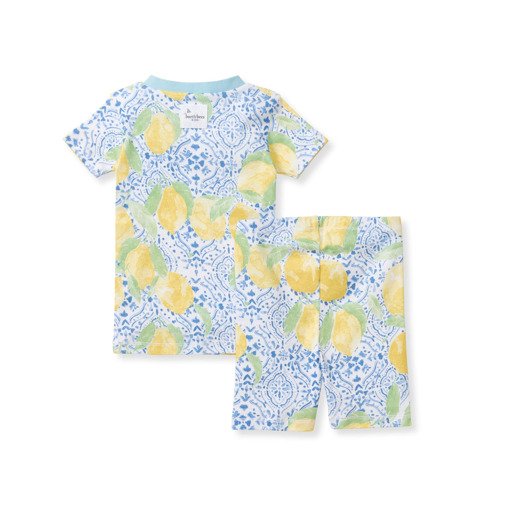  Lemon Tiles Organic Cotton Two-Piece Pajamas、mySite、layawaytickets