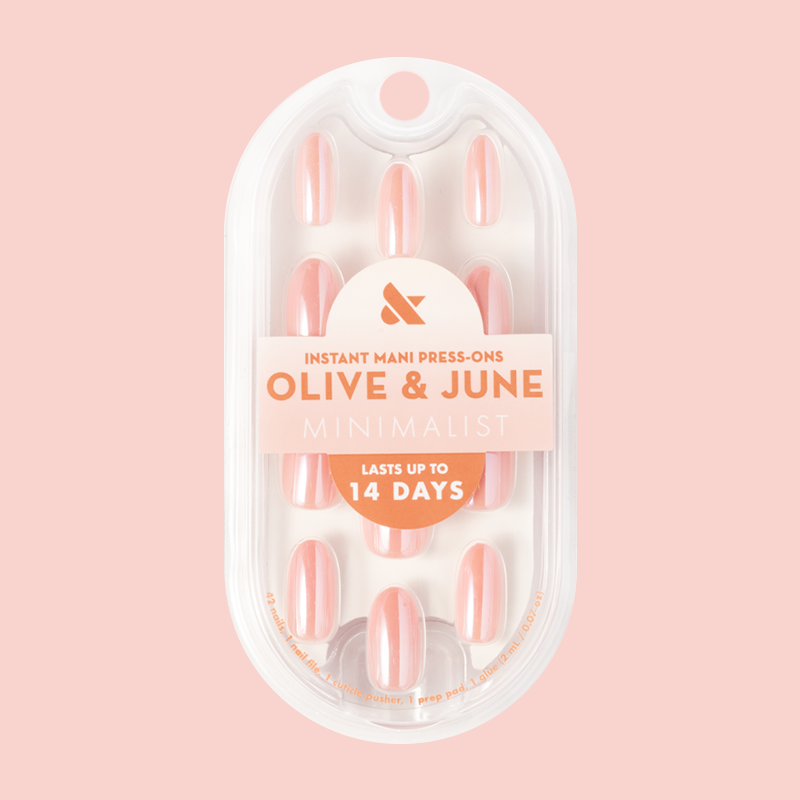 Bubblegum Jelly Chrome - Press-On | Medium | Oval、mySite、solidvoid