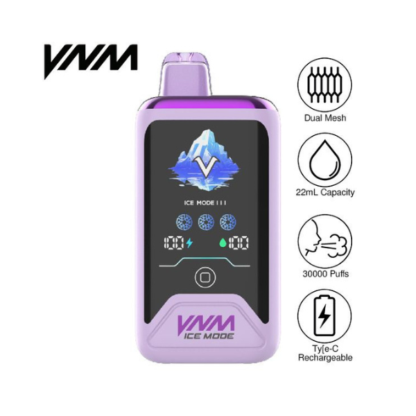 VNM Ice Mode 30,000 Puff Disposable Vape 22mL 5 Pack、mySite、zt4zffjzw