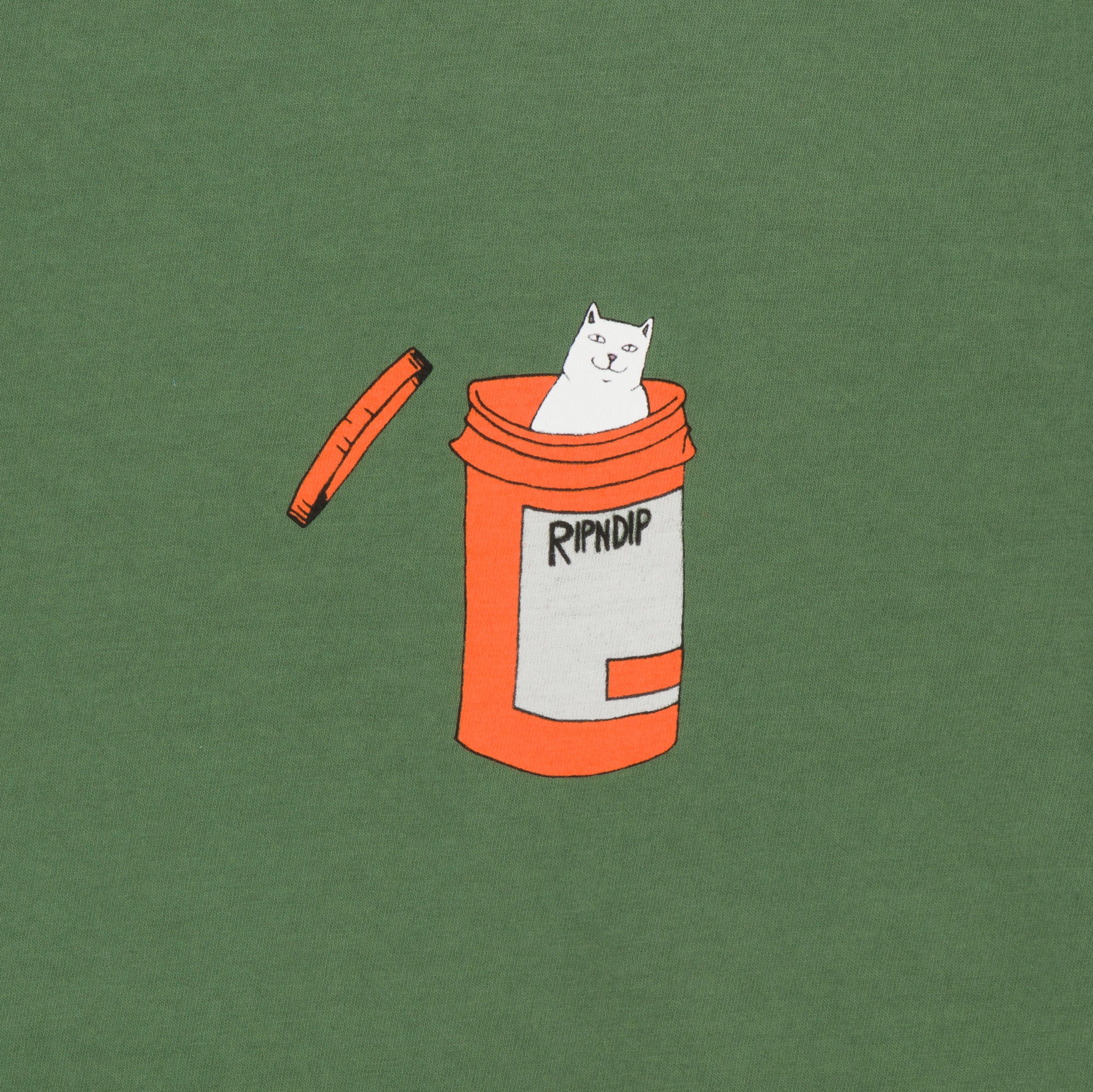  Nermal Pills Long Sleeve (Olive)、mySite、merchandisen