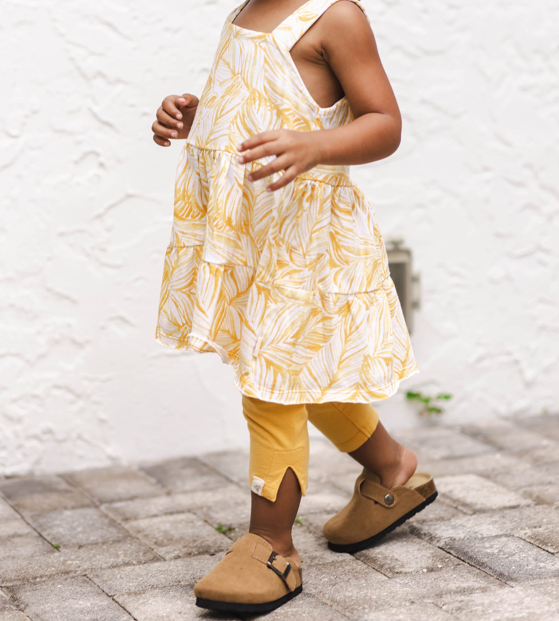  Leafy Jungle Organic Girl Top & Capri Legging Set、mySite、layawaytickets