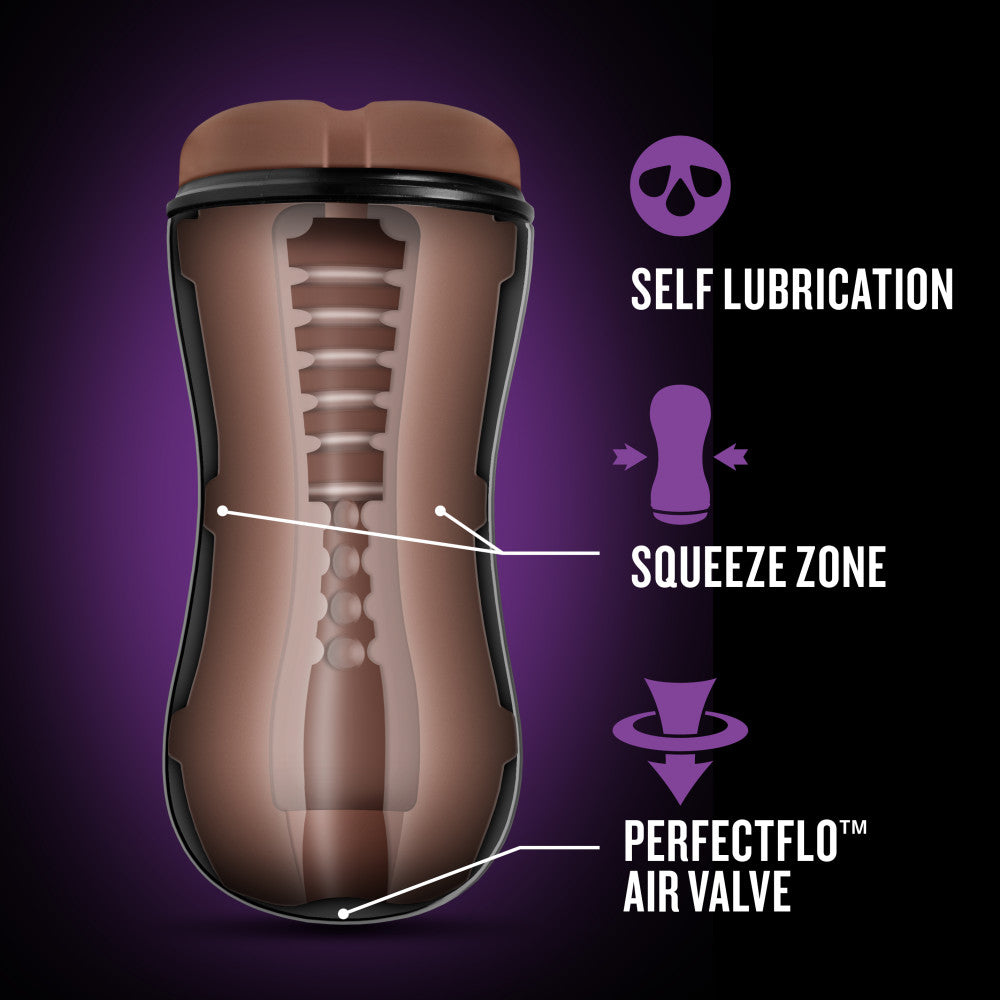 Coverboy™ By Blush® | The DJ Self Lubricating Realistic Brown Butt Stroker、mySite、bottomscart