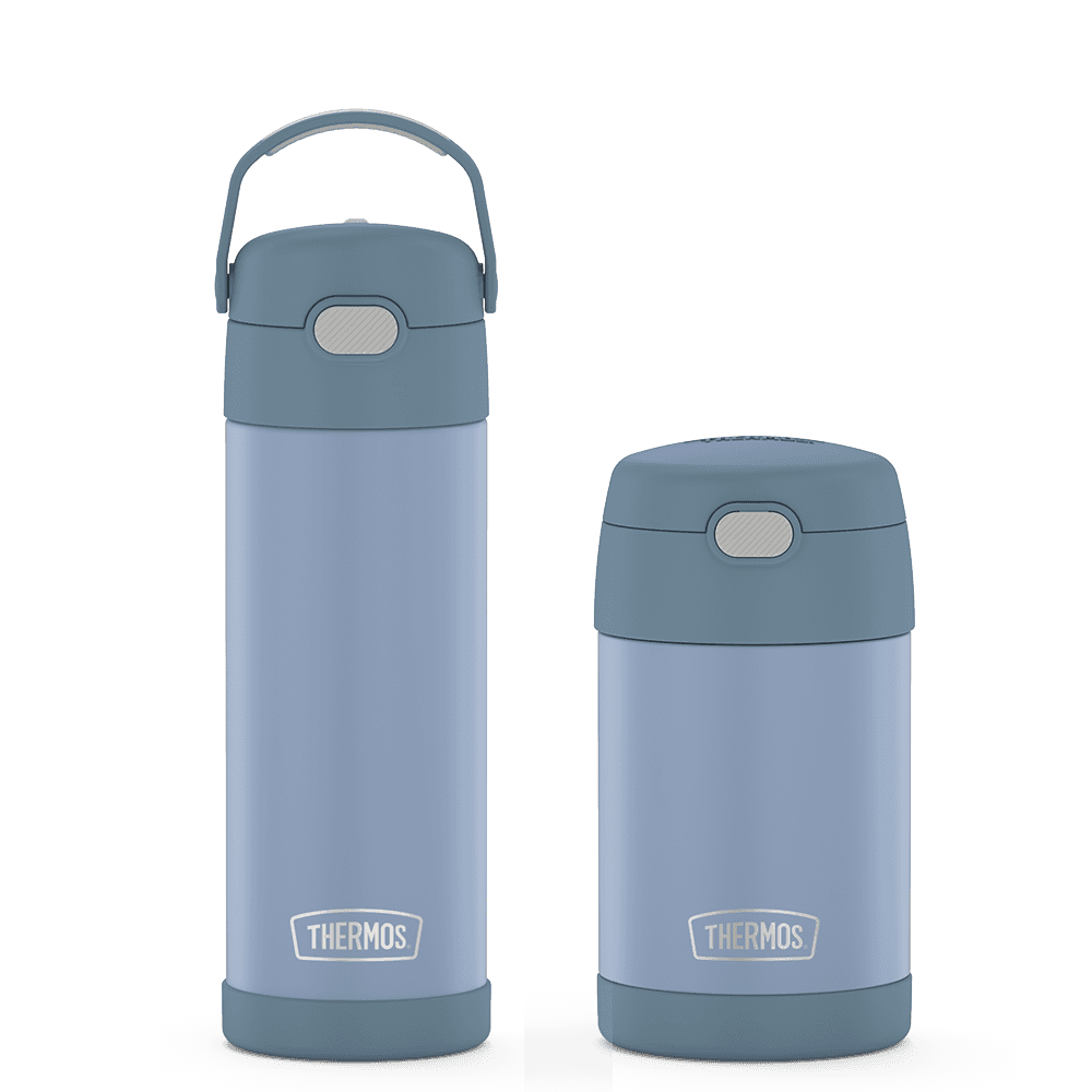 16oz FUNtainer Water Bottle & Food Jar Bundle - Denim、mySite、noshort