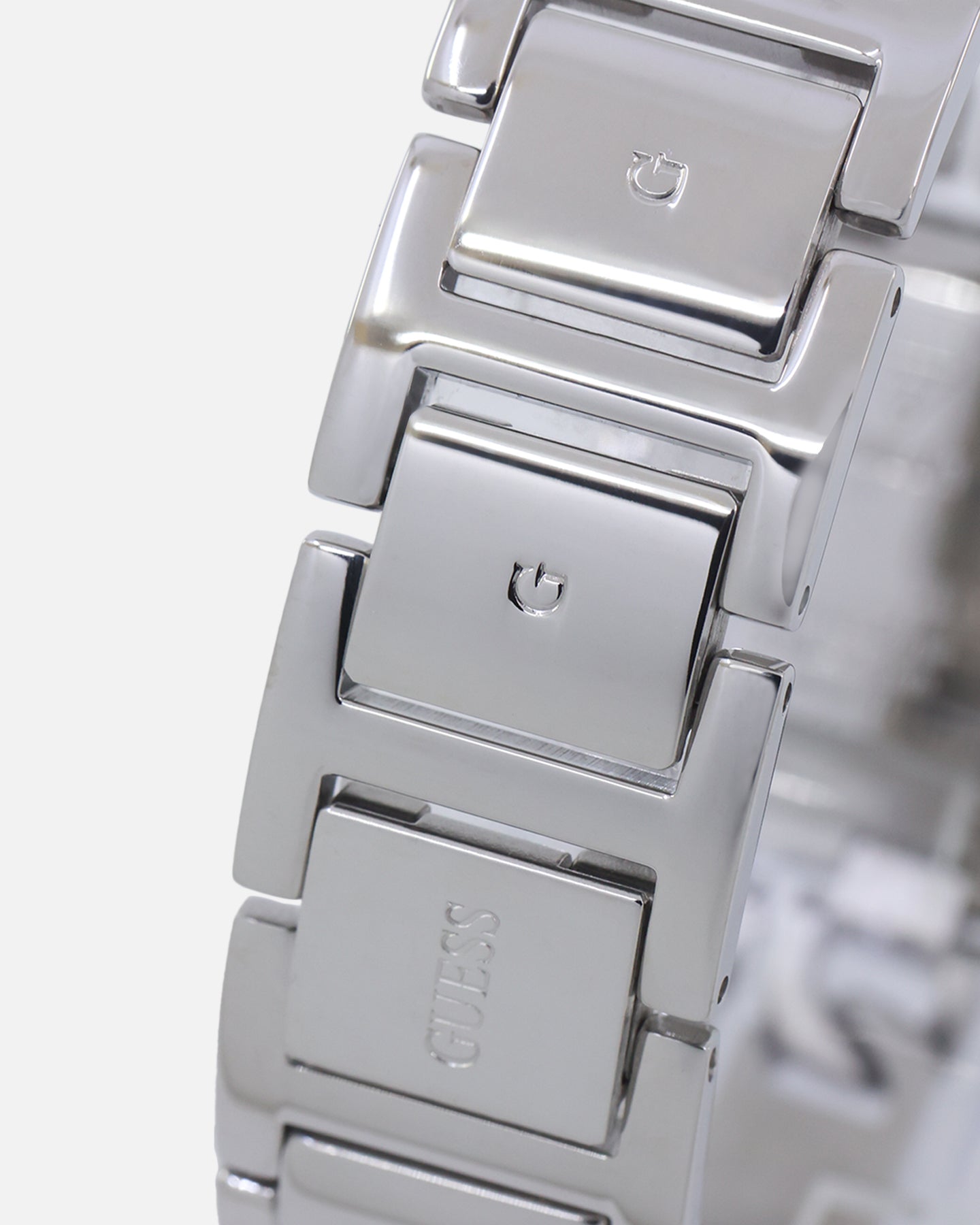 Guess Mainline Women's Mod ID Watch Silver、mySite、zt4zffjzw